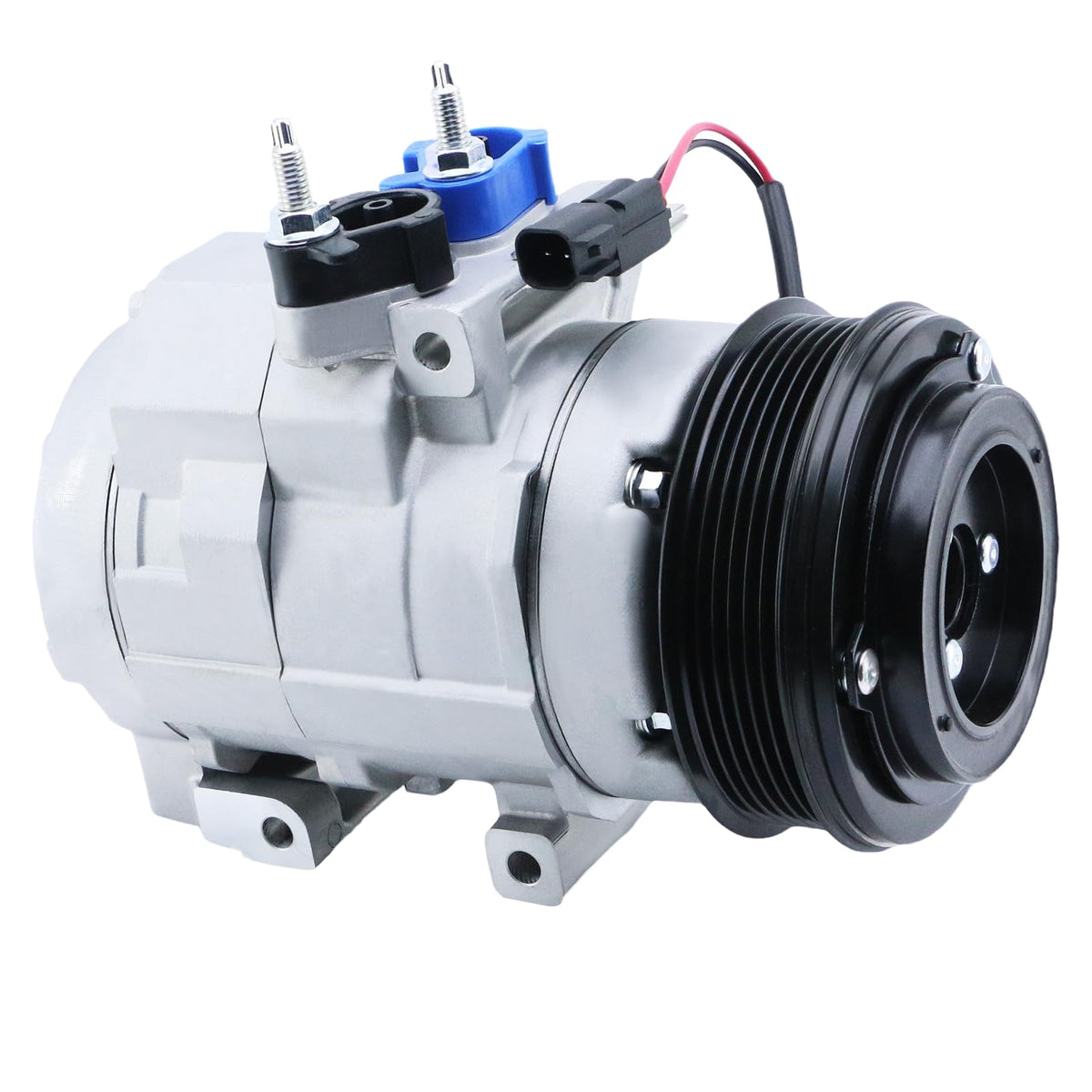 AC Compressor Compatible with 2007-2014 Ford Expedition, Lincoln Navigator, 2007-2014 Ford F-150, 2007-2009 Ford F-250, 2007-201