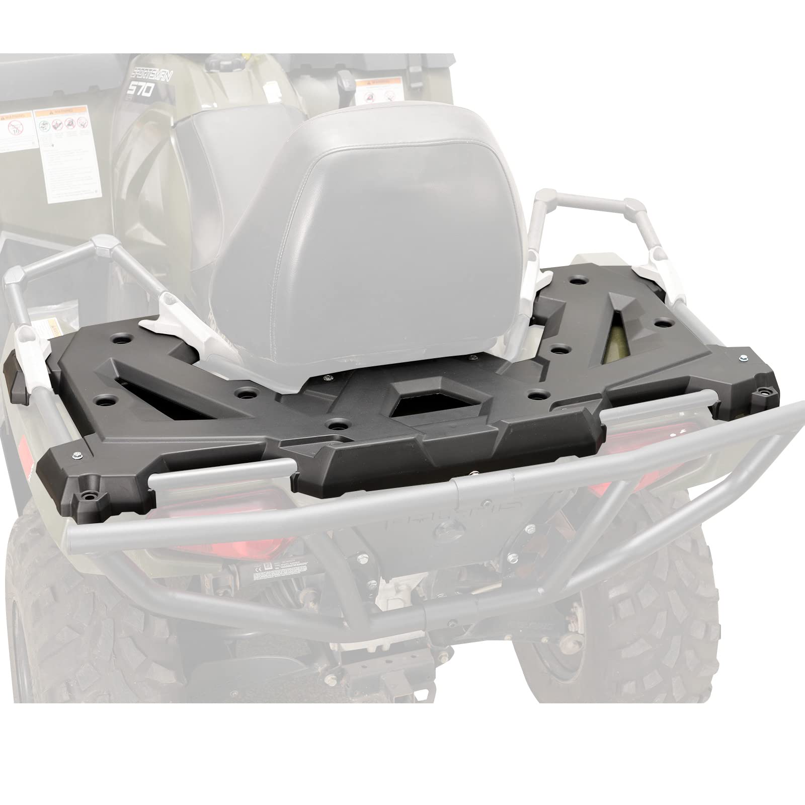 A & Utv Pro Rear Utility Rack Assembly For 2014-2021 Polaris Sportsman Touring Sp 570 450, Offroad Rear Body Rack Atv Rack Accessories, Replace Oem # 2635059-070, Black