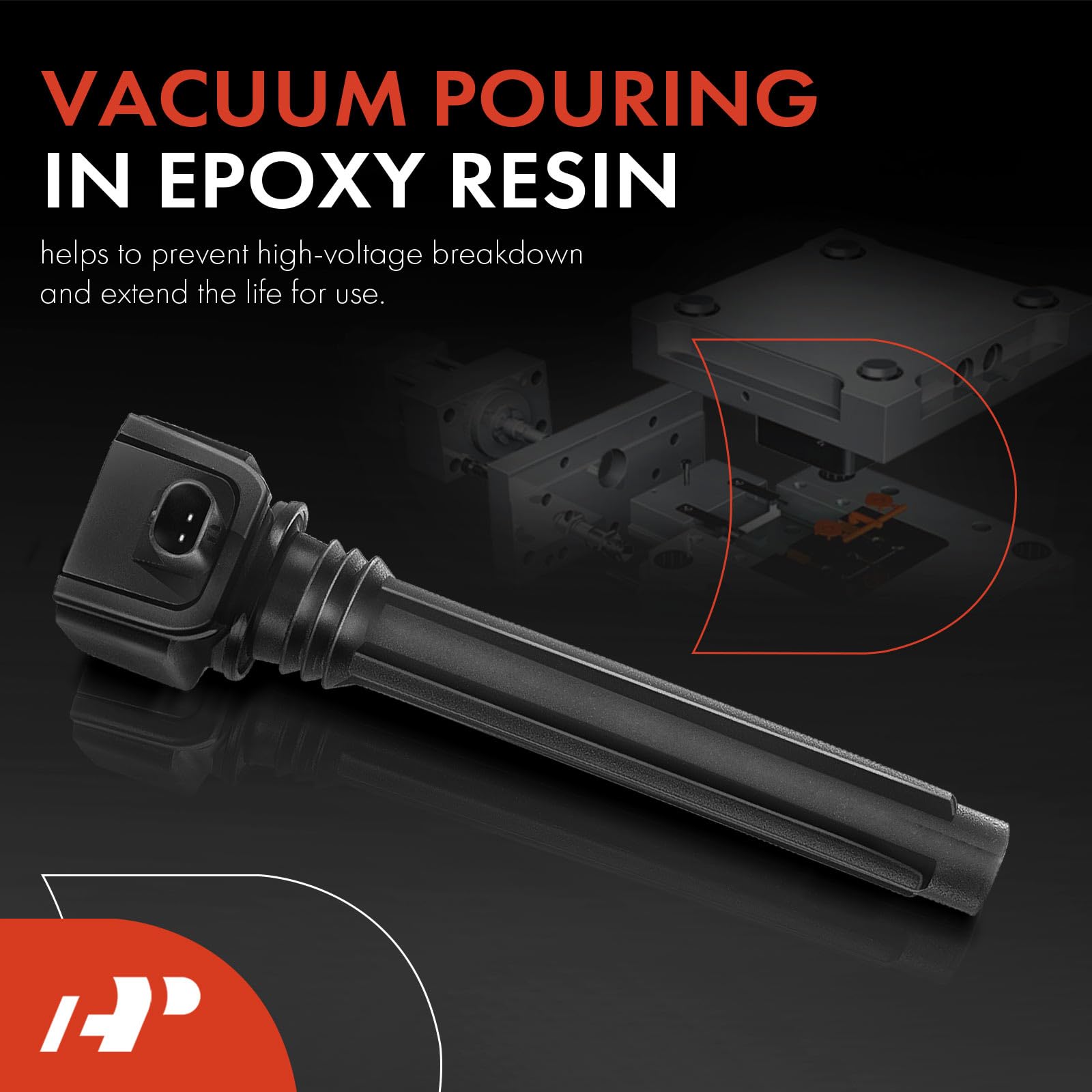 A-Premium Ignition Coil Compatible With Chrysler, Dodge, Jeep & Ram Vehicles - 2.0L, 2.4L, 3.2L, 3.6L - 300 2011-2022, Durango 2