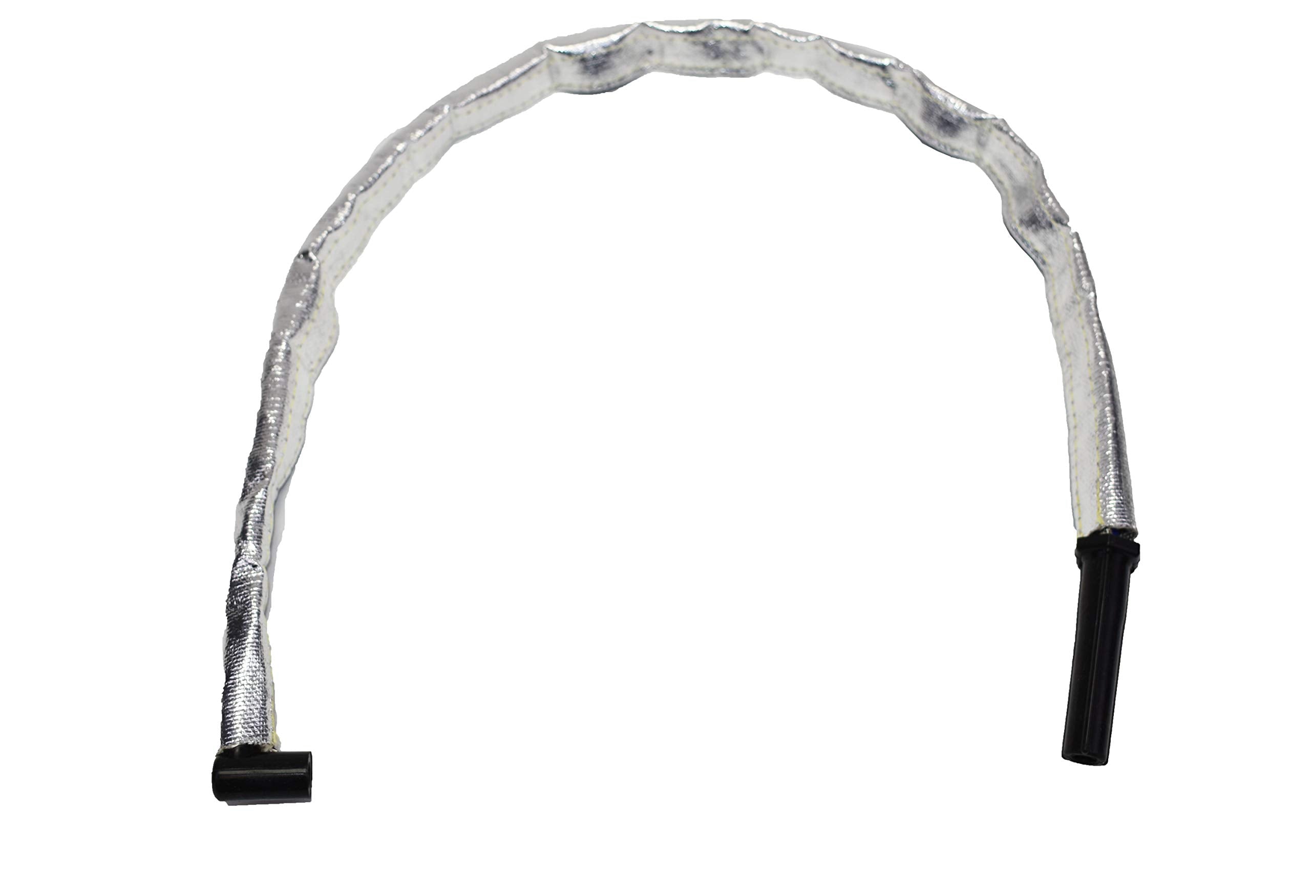 A-Team Performance - 010457 Heat Shroud Aluminized Sleeving - For Ultimate Heat Shield Protection Barrier - With Hook And Loop C