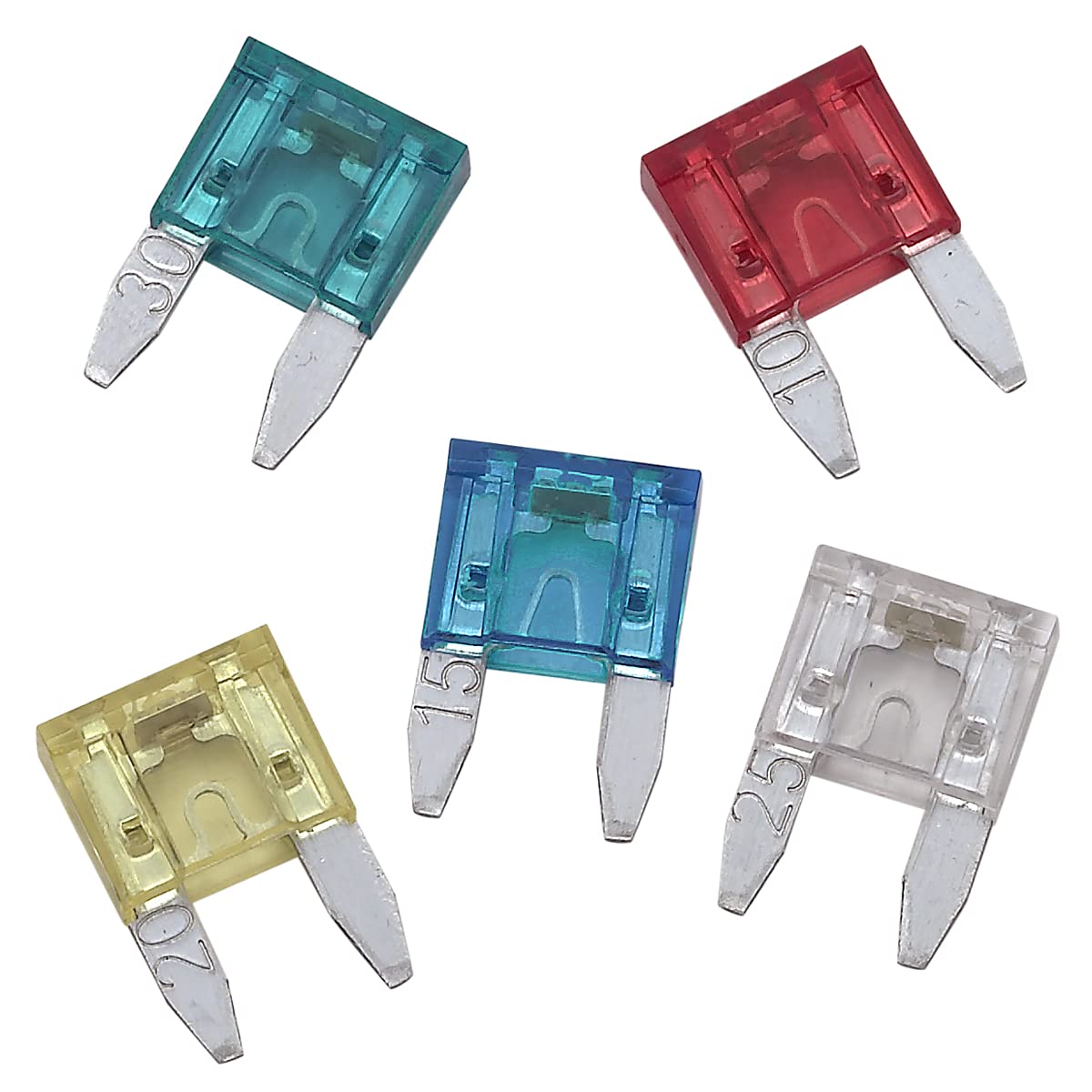 Roadpro Trip-Glow Mini Fuse Assort.5 Pk