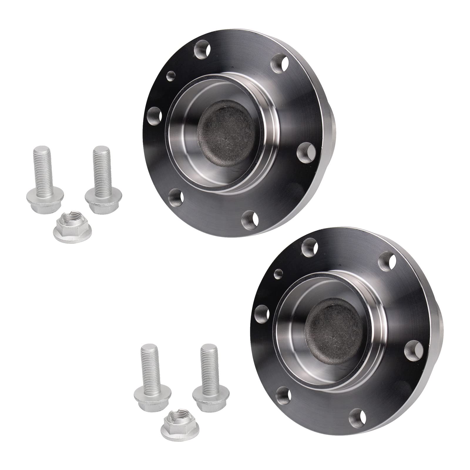 Trq Front Wheel Hub Bearings Assembly Set Compatible With 2007-2009 Dodge Sprinter 3500 2010-2018 Mercedes-Benz