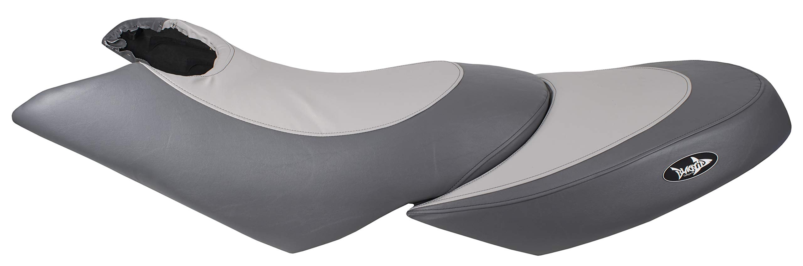 BlackTip Jetsports Seat Cover for SeaDoo 02-06 GTX 4-Tec,SC,LTD SC / 05-09 RXT, RXT-X 255/03-08 Wake 155,215/02-03 GTX DI (Gray/Dark Gray)