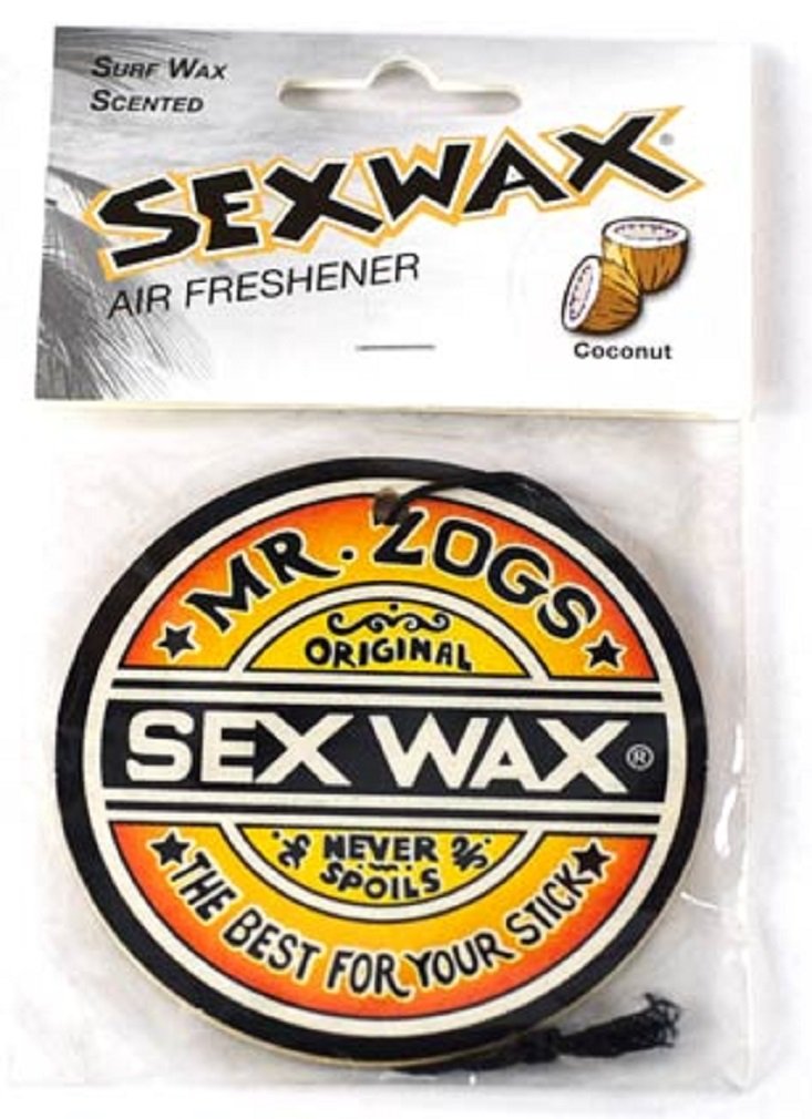 Sex Wax Mr. Zoggs Air Freshener 3 Logo 6-Pack Grape/Pineapple/Coconut