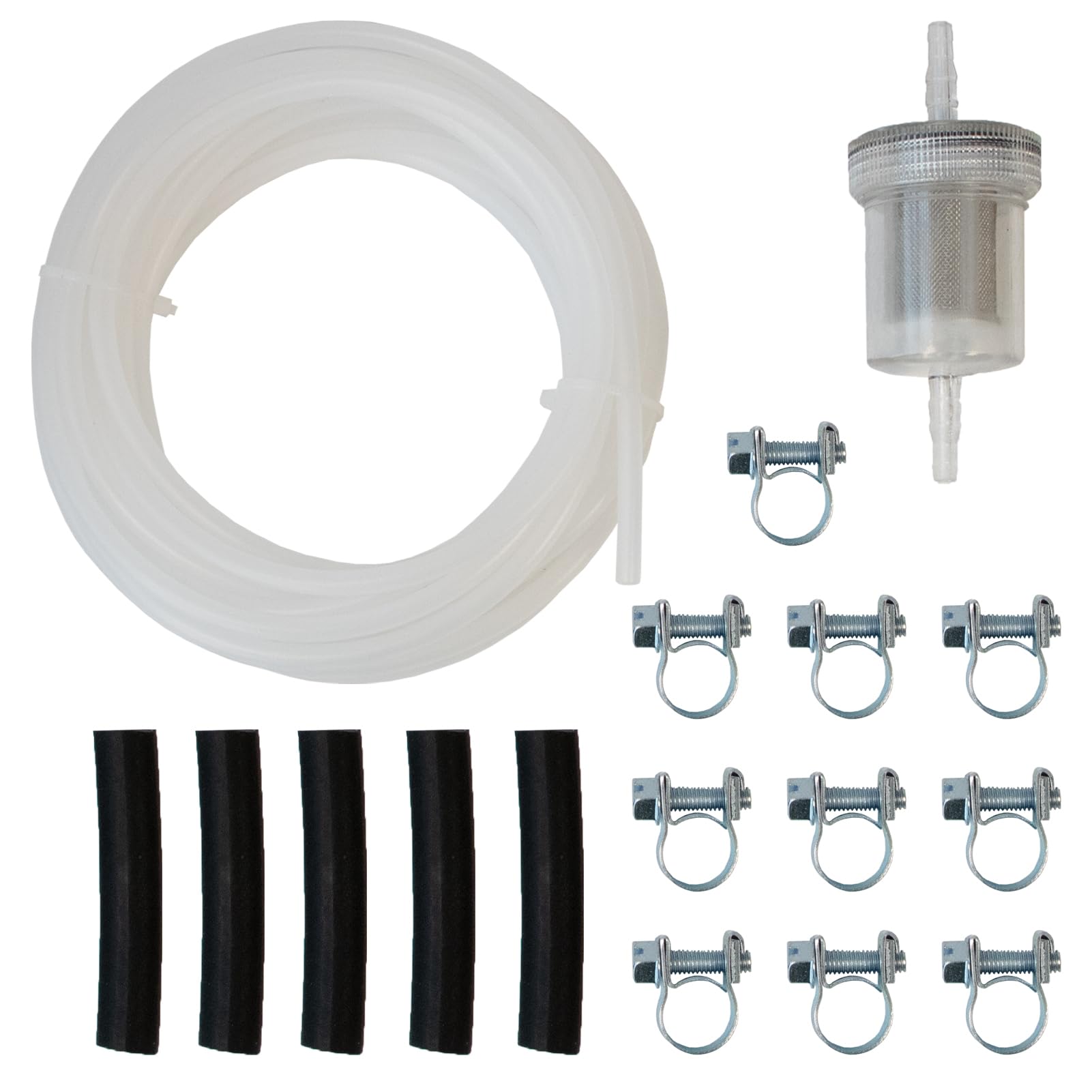 Aupartik 5M Fuel Tank Hose Clip Inline Filter Kit Fit For Webasto Eberspacher Diesel Heater Fuel Line Replace 1320399A 35320A