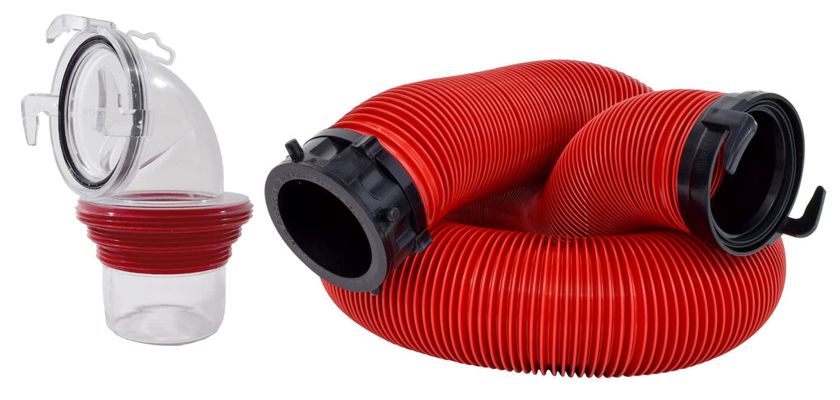 Valterra D04-0114 RV EZ Coupler Bayonet Sewer Kit with 10' Hose