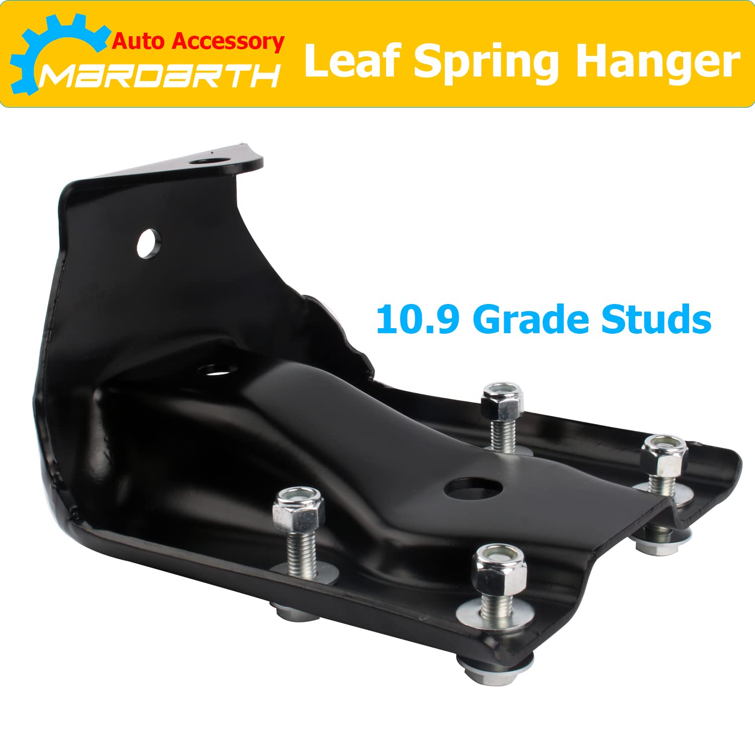 12474021 Rear Leaf Spring Bracket Kit Compatible With 1999-2015 Silverado Sierra 1500, 2007-2009 Tahoe Yukon Escalade Avalanche, Rear Leaf Spring Hanger Replace 722032
