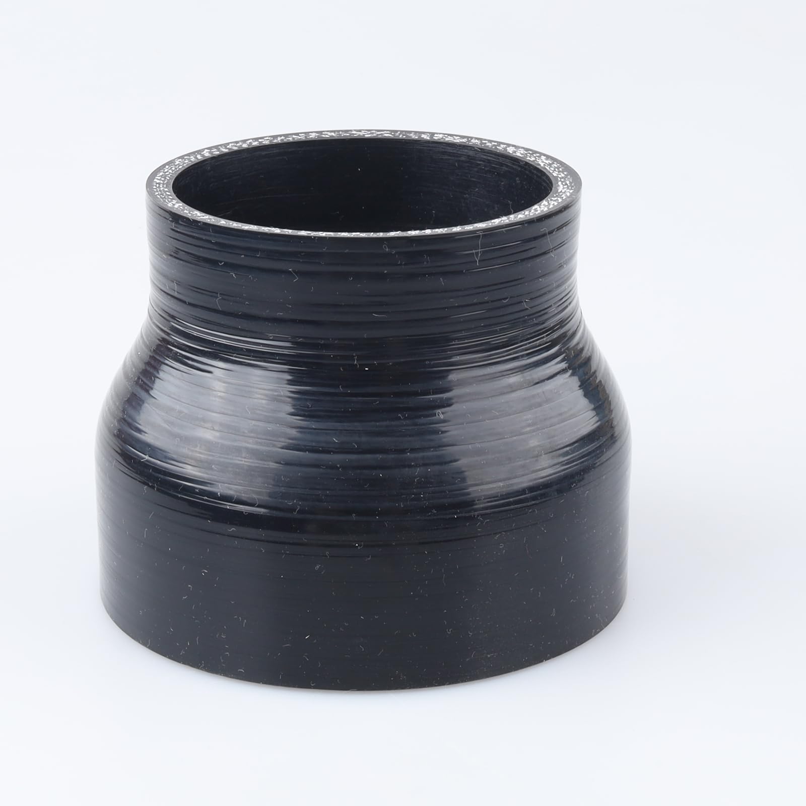 Ac Performance Id 3.75'' To 2.75'' (95Mm To 70Mm) Silicone Hose Straight Reducer 4-Ply Reinforced Black, 3'' Length