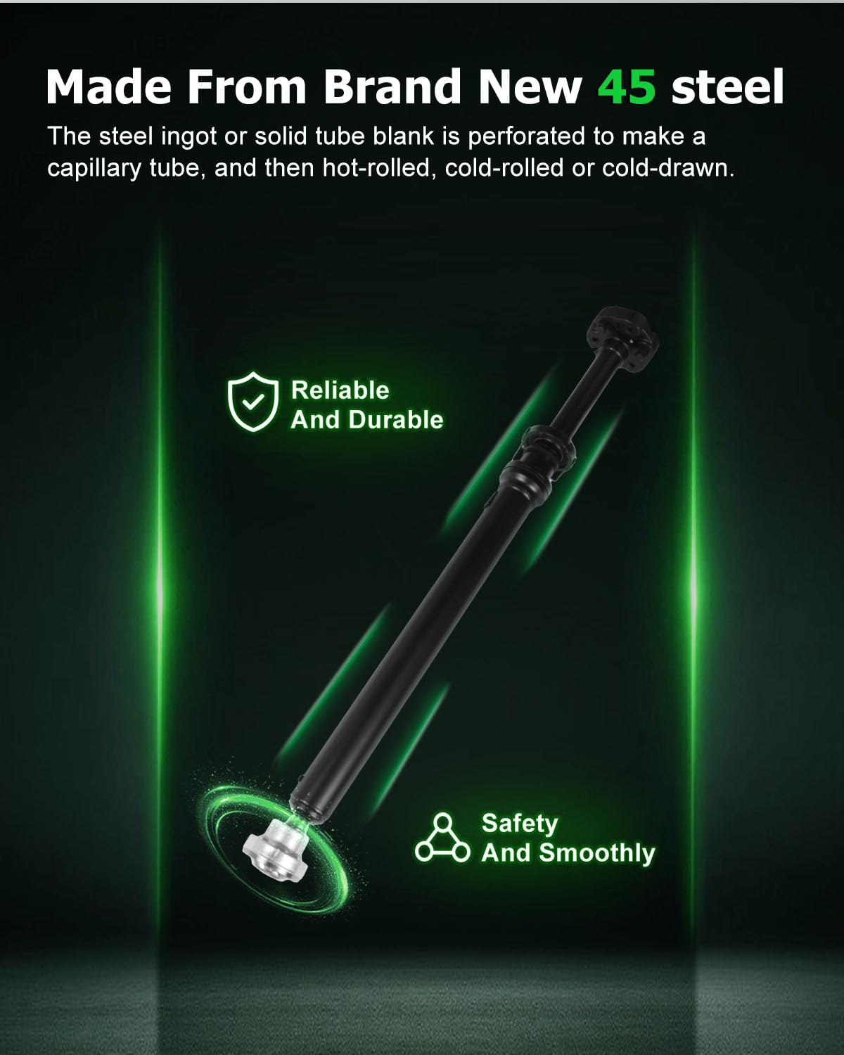 SCITOO 48.3'' Rear Drive shaft Assembly Propeller Shaft Compatible For Porsche Cayenne or Volkswagen Touareg 2003-2010 955421020