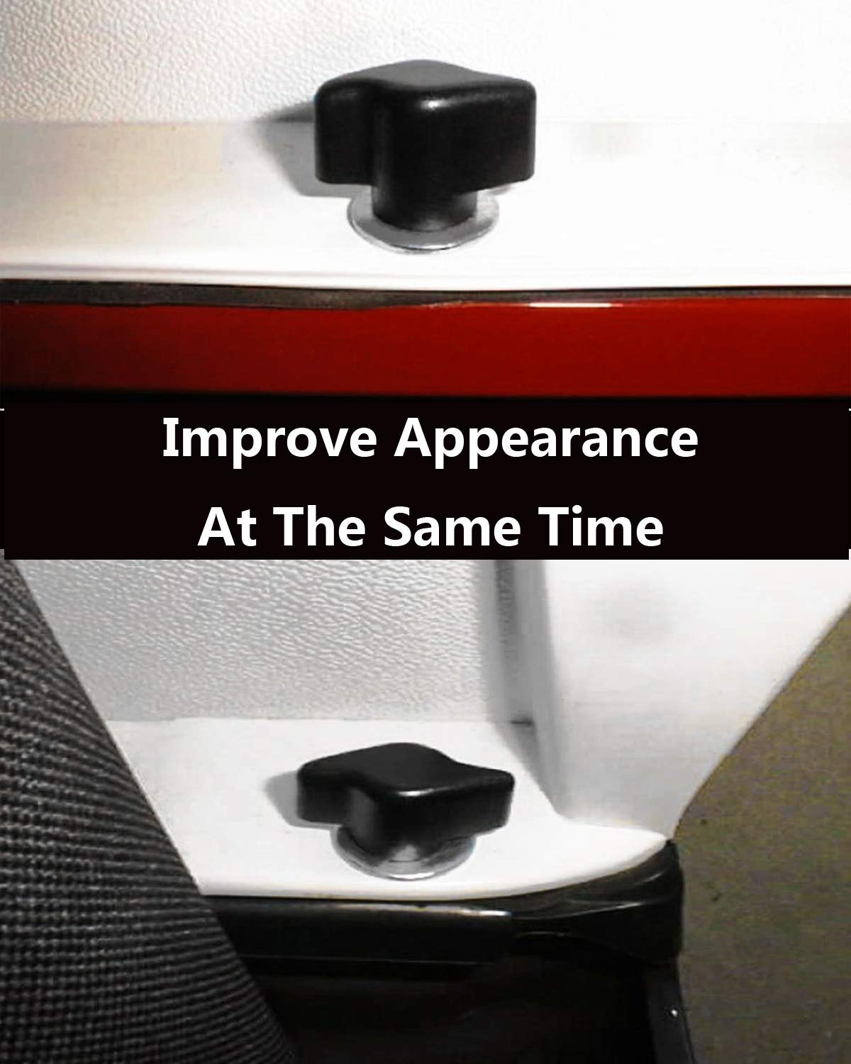 Universal Hard Top Bolts for Jeep Wrangler - Quick Removal Fastener Thumb Screw & Nut Kit Compatible with All Jeep Wrangler YJ T