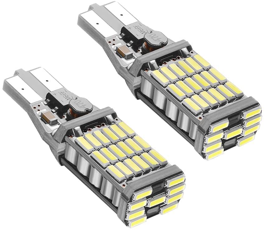 Automaze T15 W6W 912 921, Led Light For Car Truck Backup Reverse Lights, Canbus Error Free, 2000 Lumen 4014 Chipset 45 Smd | Whi