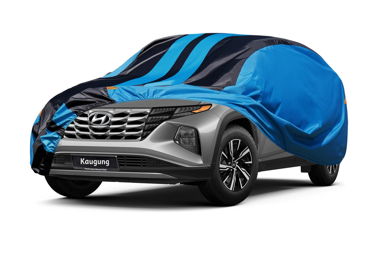 Car Cover Waterproof Custom Fit Hyundai Tucson (2004-2025), Full Exterior Cover for Automobiles Lightweight Resistant Outdoor Su