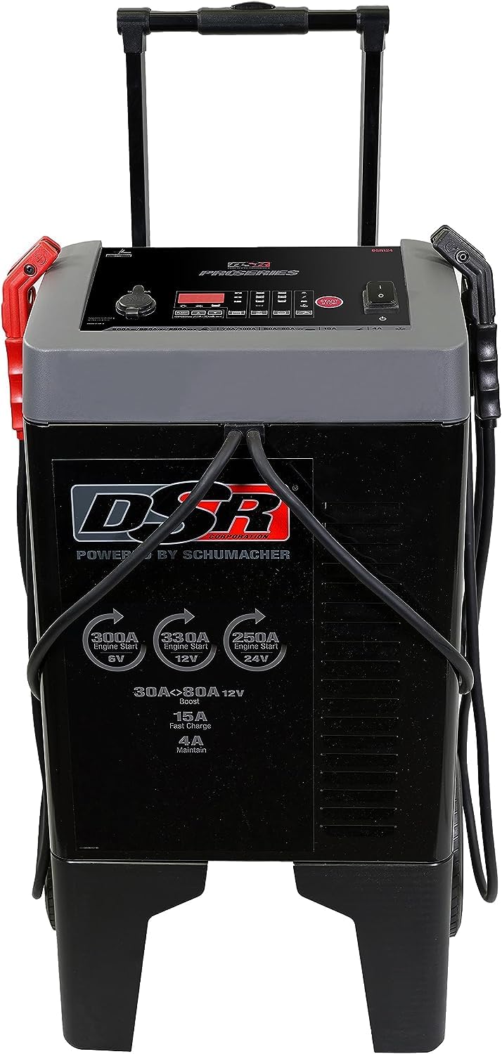 Schumacher Electric Dsr124 Proseries Car Battery Charger - 330 Peak Amps - 6V / 12V / 24V Battery Charger - Fully Automatic Batt
