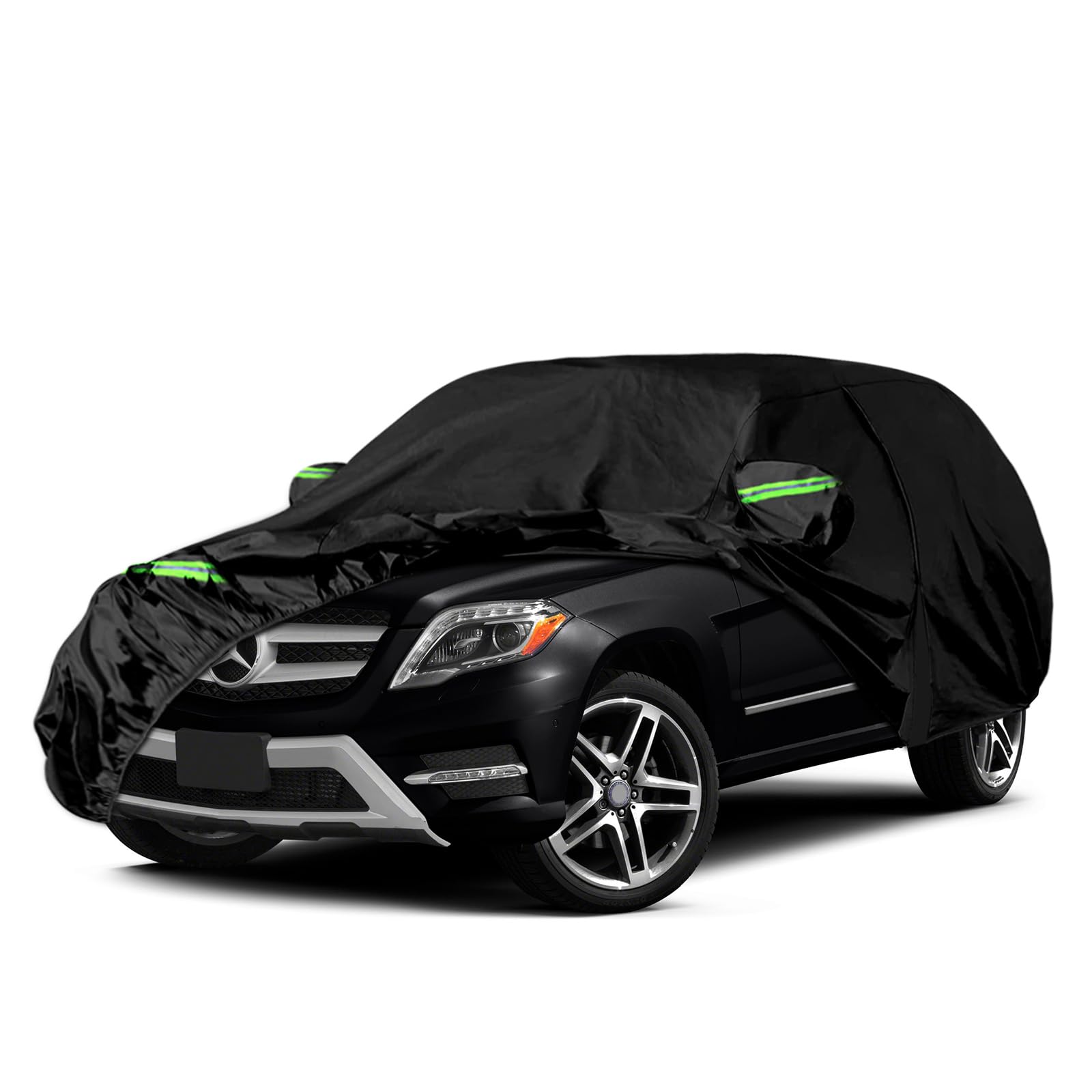 Waterproof Car Covers Replace For 2010-2015 Mercedes Benz Glk 280 300 350, 6 Layers All Weather Car Cover With Zipper Door & Win