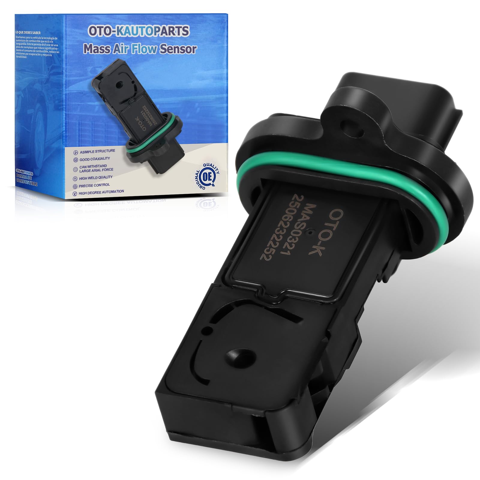 OTO-K Mass Air Flow Sensor MAF Compatible with Chevy Cruze Sonic Trax 1.4L L4,Cruze Limited Sonic 1.8L L4,Cruze 2.0L L4,Buick En