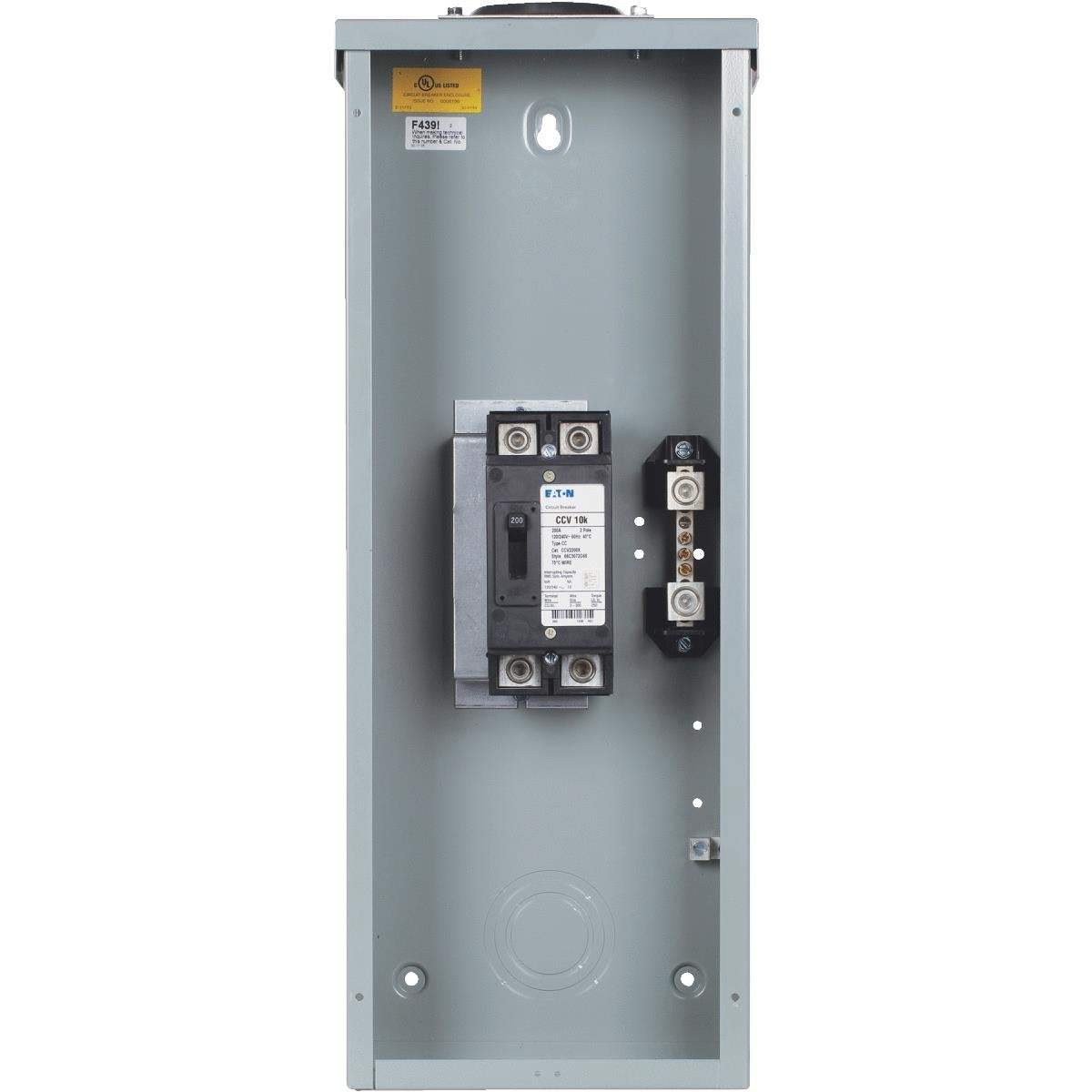 Eaton Cutler-Hammer 200 amps Plug In 2-Pole Mobile Home Breaker Panel