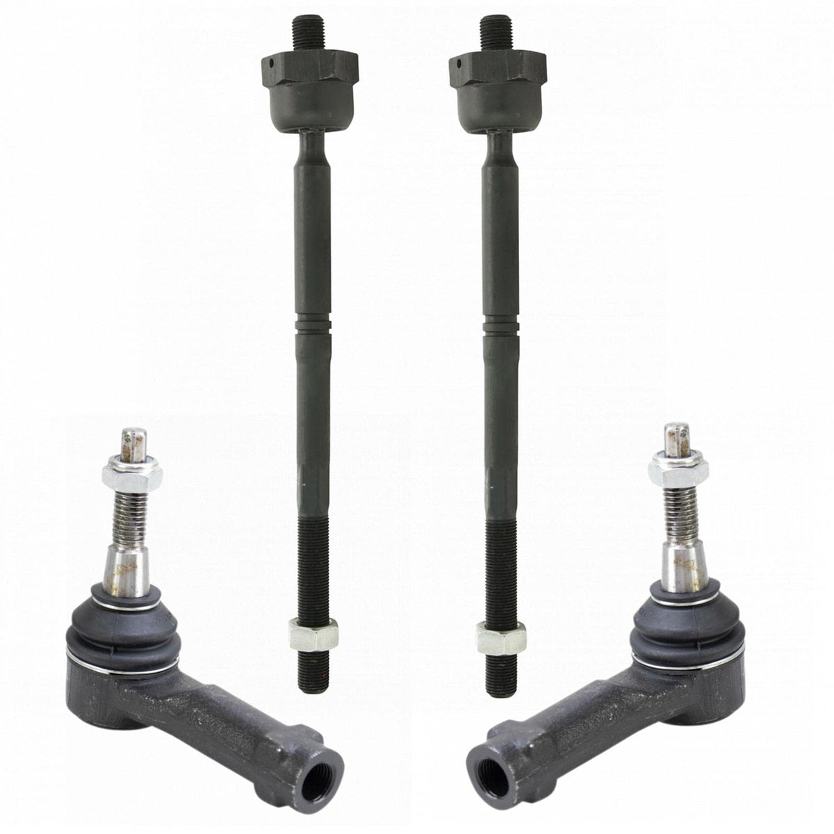 Trq Front Tie Rod Set Compatible With 2004-2008 Ford F-150 2006-2008 Lincoln Mark Lt