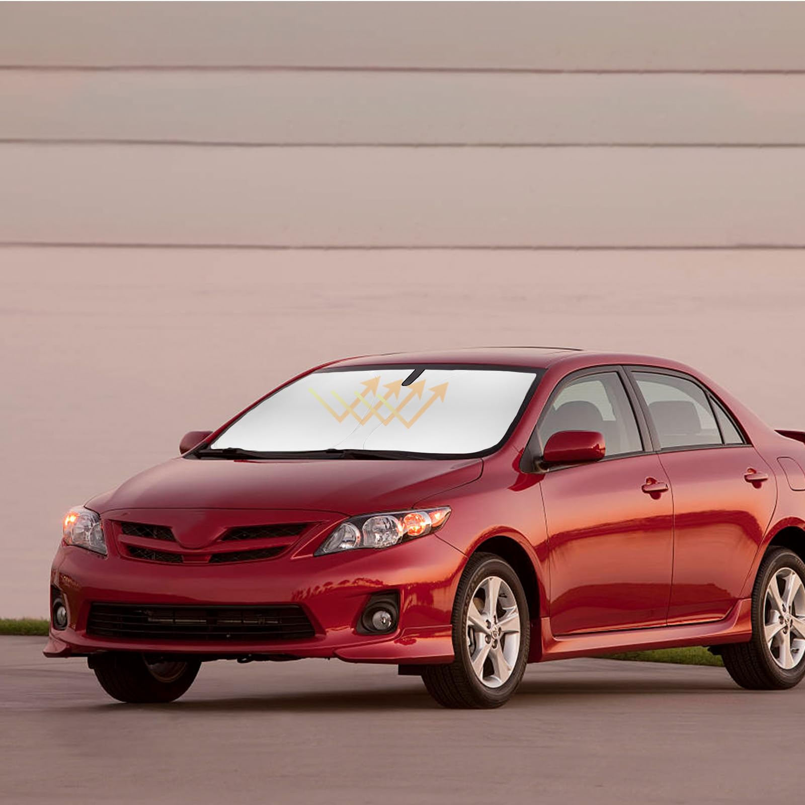 Sun Shade For Toyota Corolla Windshield Sunshades Cover Custom Fit 2009-2013 Corolla L Ls Le Eco Xle Se Xse Sedan Accessories Fr