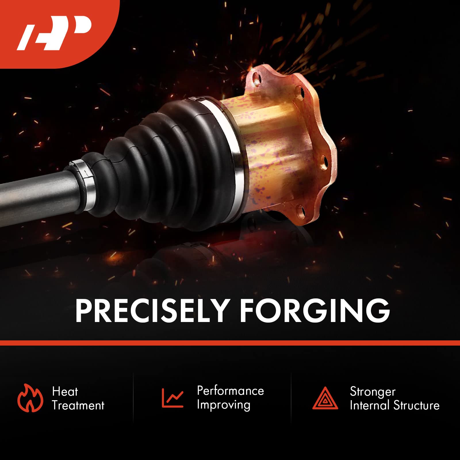 A-Premium Cv Axle Shaft Assembly Compatible With Cadillac, Chevy & Gmc Models - Silverado 1500, Suburban, Tahoe, Avalanche, K1500, Sierra 1500, Yukon, Escalade - 1999-2006 - Front Left Or Right