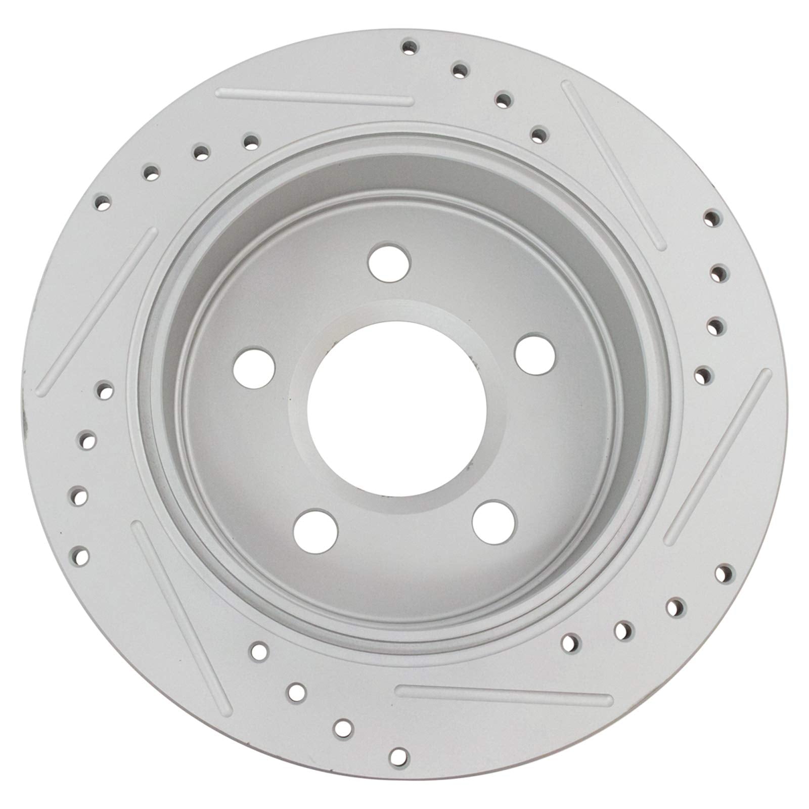 Trq Rear Performance Brake Rotor Drilled Slotted Pair Set For Alero/Century/Grand Am/Grand Prix/Impala/Intrigue/Montana/Monte Ca