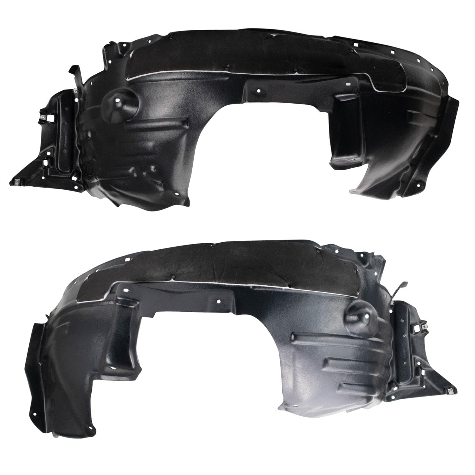 Trq Front Inner Fender Liner Set Compatible With 2019-2022 Acura Rdx Ac1248140 Ac1249140