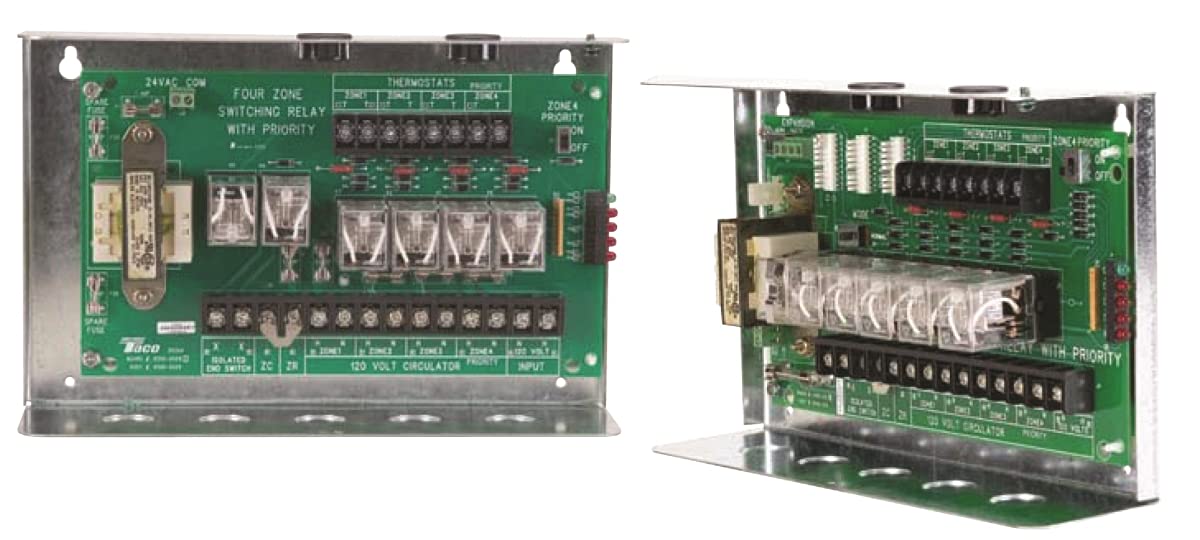 Taco SR503-4 Switching Relay with Priority, 3 Zone