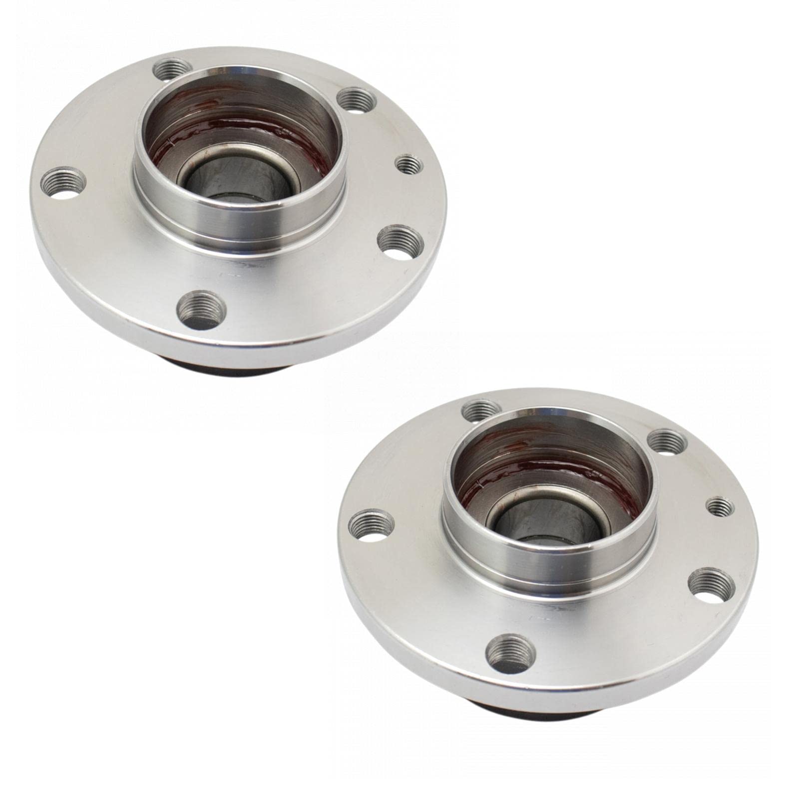 Trq Rear Wheel Hub Bearings Assembly Set Compatible With 2014-2017 Fiat 500L