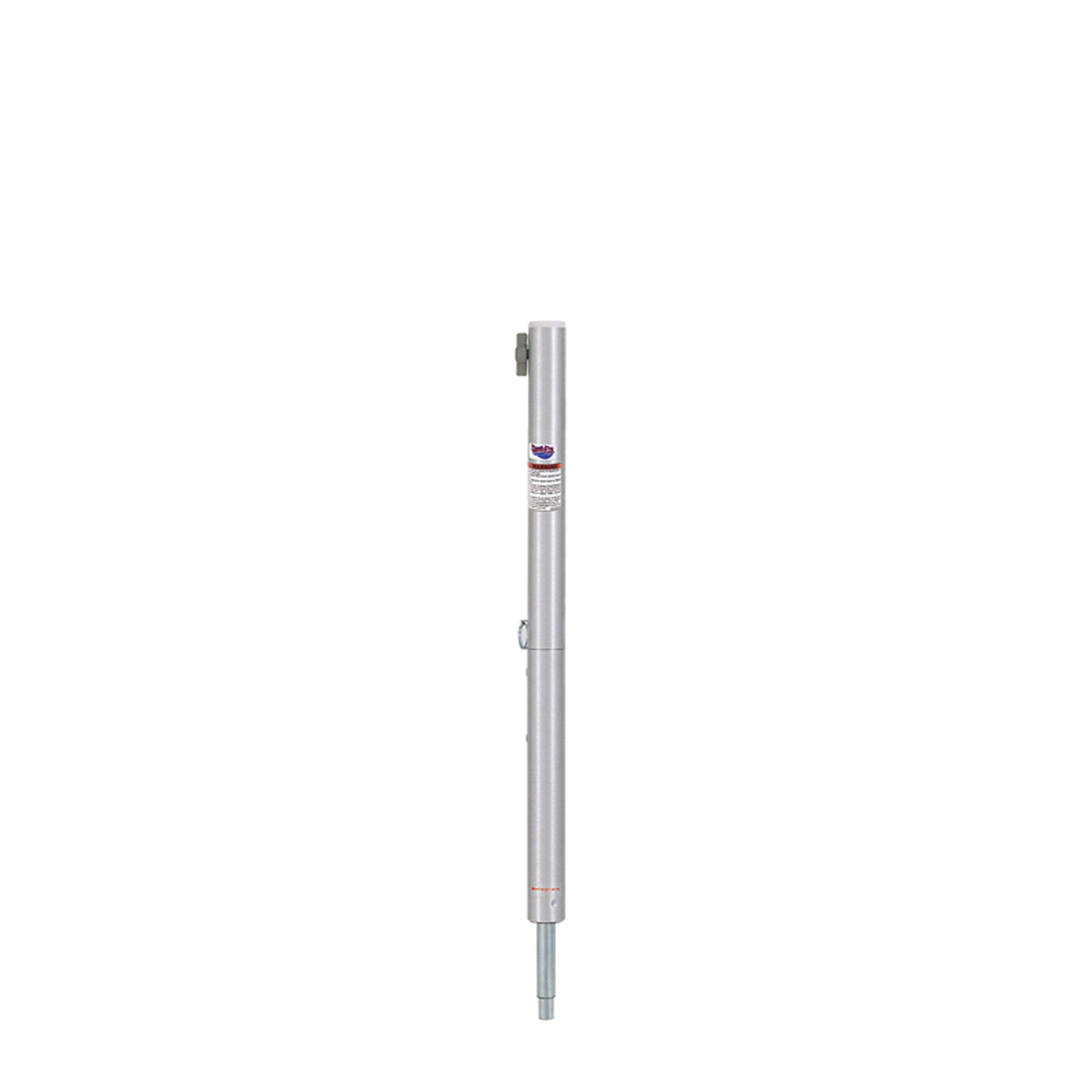 Attwood 2244-ADJ-T Lock'N-Pin 3/4'' Pin Post - Brushed Aluminum, Adjustable Hgt 25'-31', 1.5'' Dia, Threaded