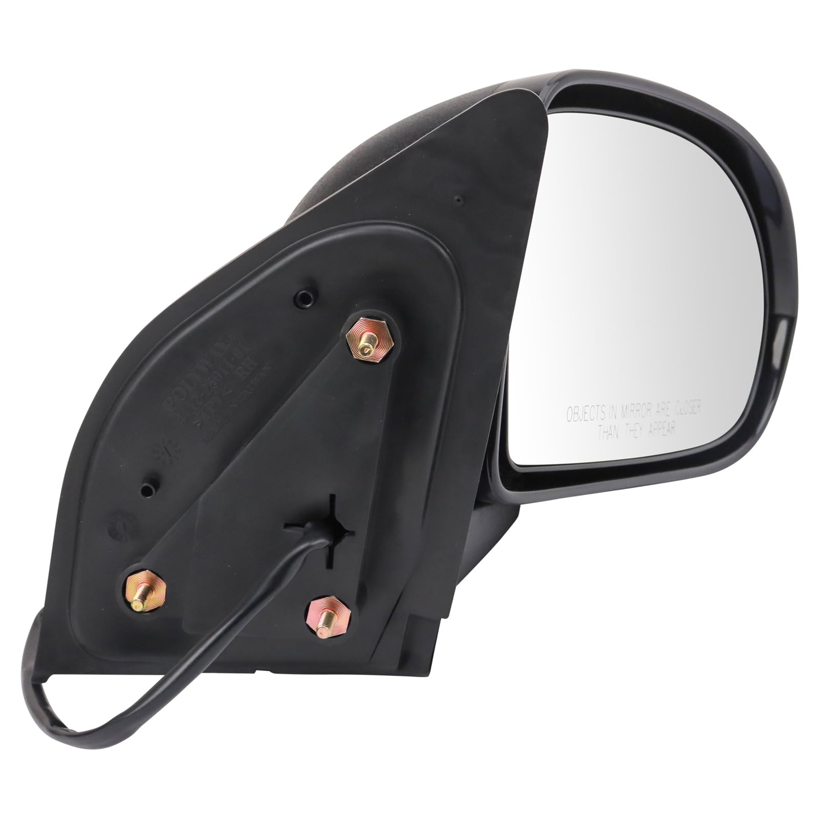 Trq Right Mirror Power Without Heat Passenger Side Compatible With 2007-2012 Jeep Compass Ch1321263