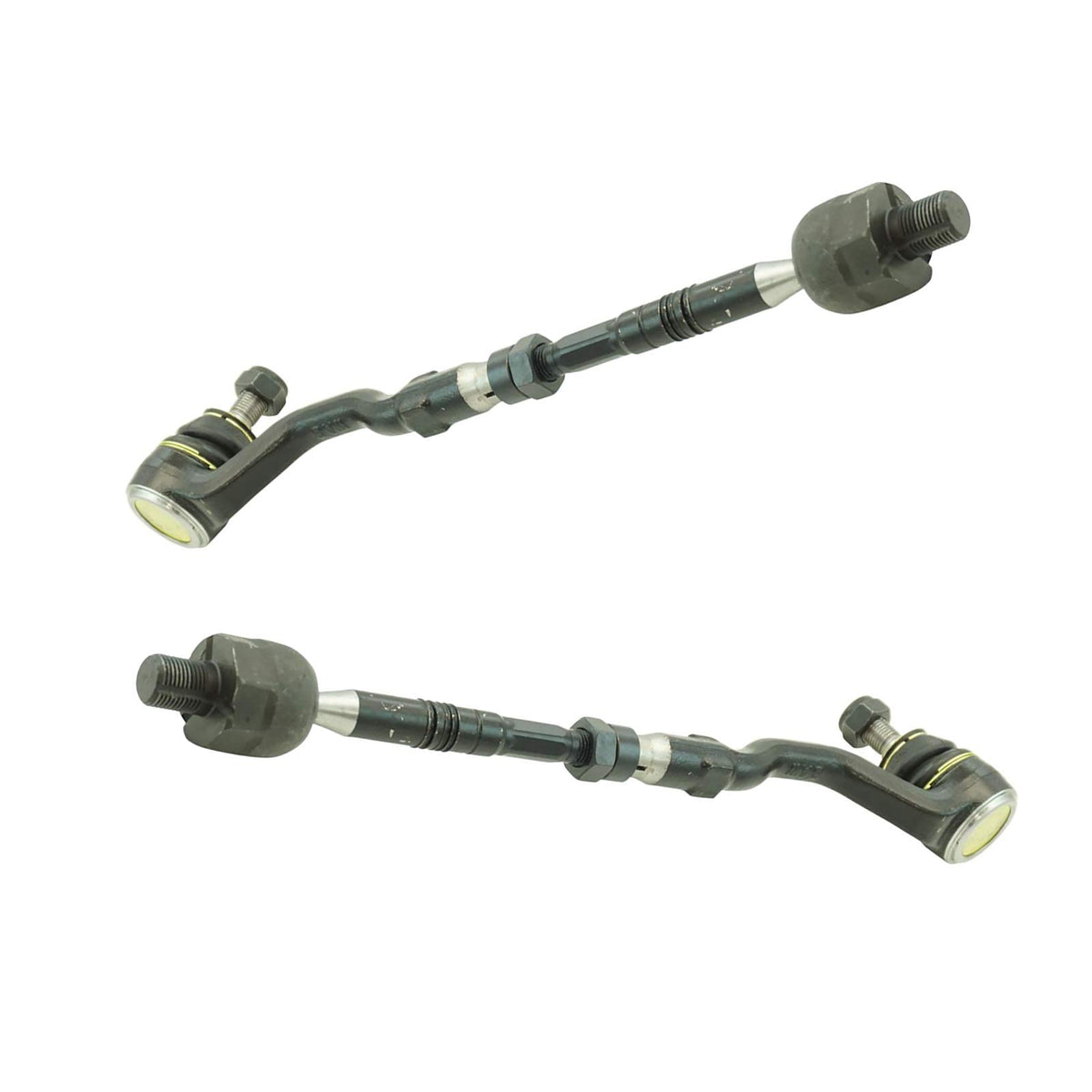 TRQ Front Tie Rod Set Compatible with 2004-2010 BMW X3