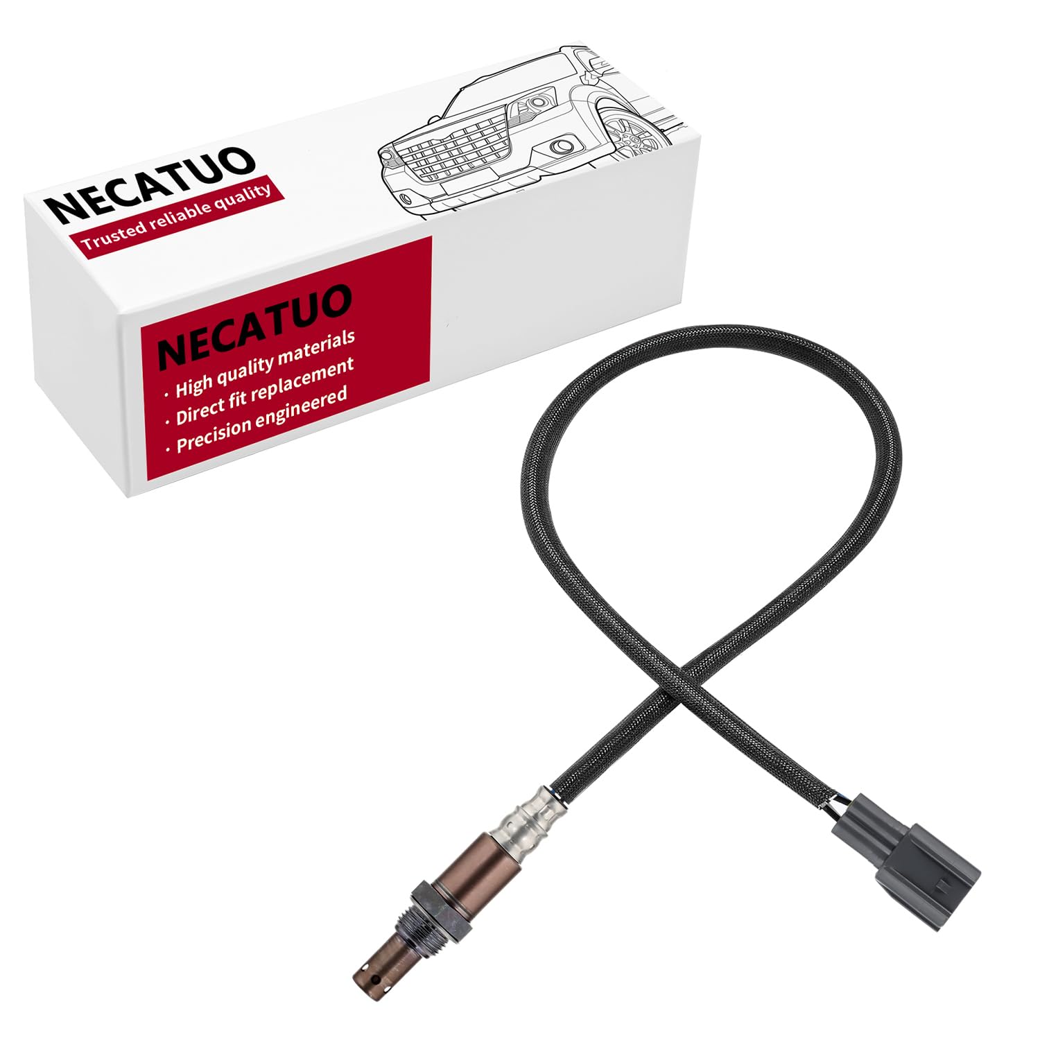 Necatuo 89467-28020 Oem Oxygen Sensor O2 Sensor Compatible With Toyota Noah Voxy Azr6 2001-2007 Replace 8946728020