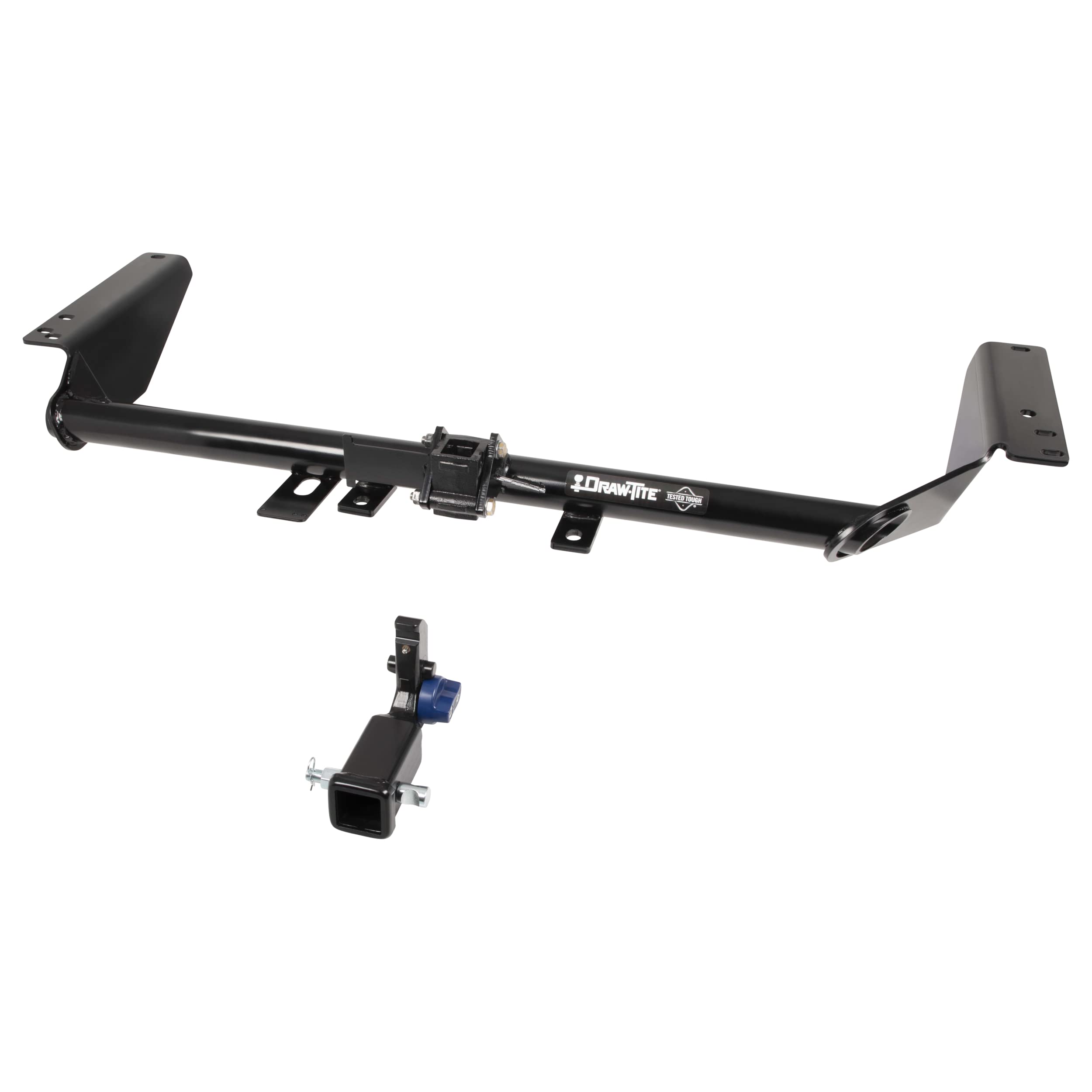 Draw-Tite 76916 Hidden Hitch Completely Hidden Trailer Hitch 2 In. Removable Receiver, Black, Compatable With 2017-2022 Chrysler