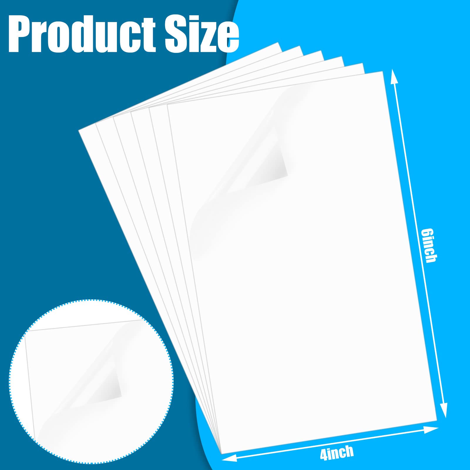 50 Pieces Clear Windshield Stickers Car Windshield Sticker Windshield Applicator Vinyl Cling Windshield Sticker For Parking Perm