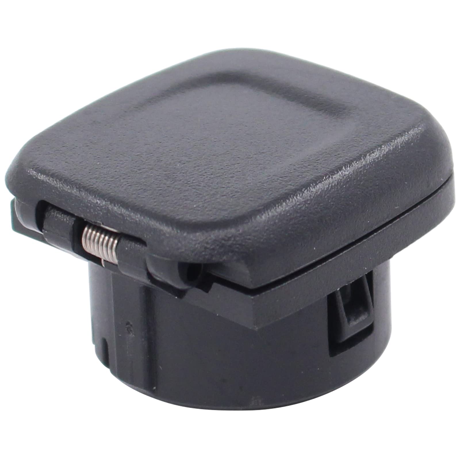 Motoku Center Console Power Outlet Cap Cover Retainer Black For Chevy Silverado Equinox Colorado Malibu Traverse