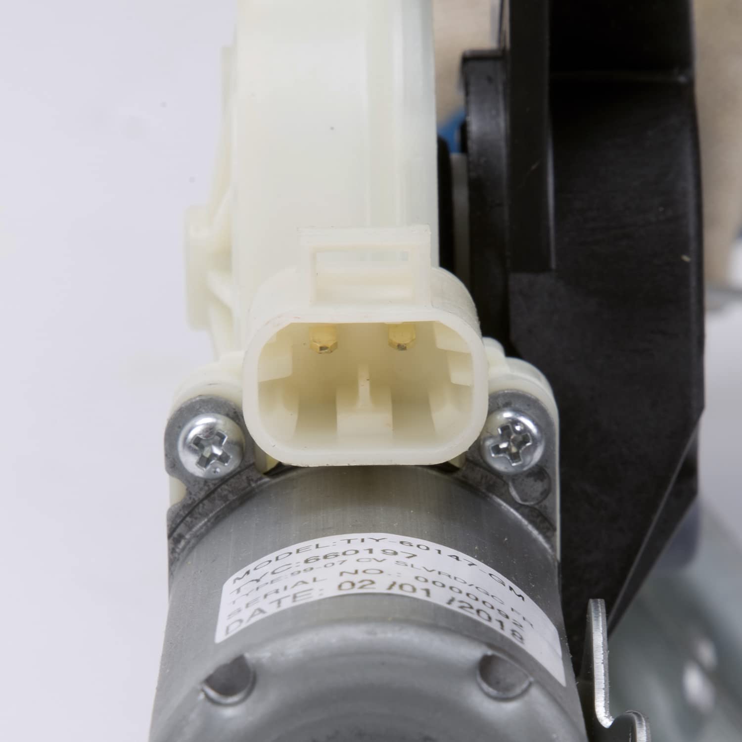 Tyc 660197 Compatible With Chevrolet Silverado Front Passenger Side Replacement Power Window Regulator Assembly With Motor