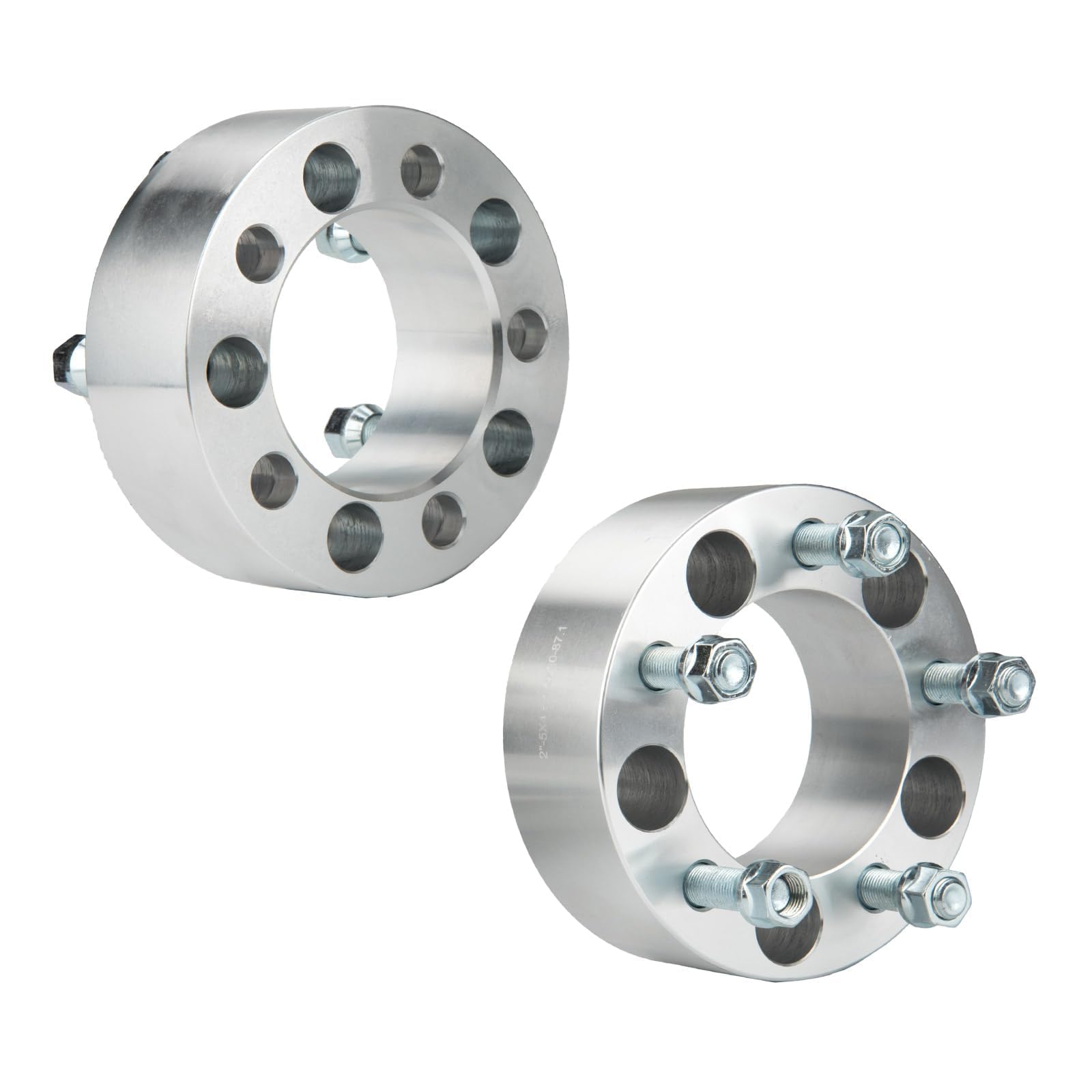 Kax 5X4.5 Wheel Spacers,2'' Wheel Spacer Adapters With 1/2'' X20 Studs 87.1Mm Hub Bore,2Pcs Fit For Wrangler, Ranger, Wrangler,