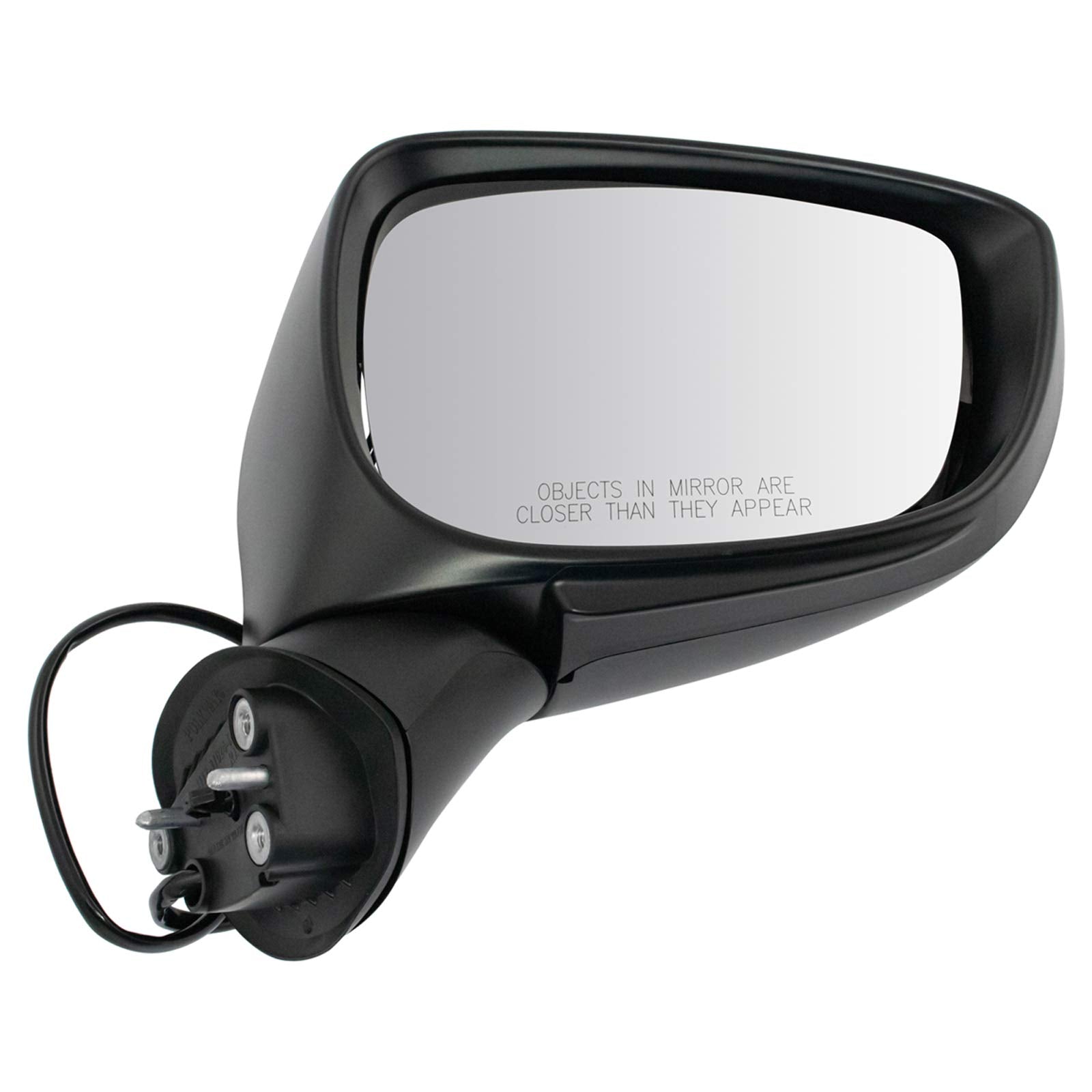 Trq Right Mirror Without Heat Without Housing Turn Signal Passenger Side Compatible With 2016-2021 Mazda Cx-3 Ma1321205