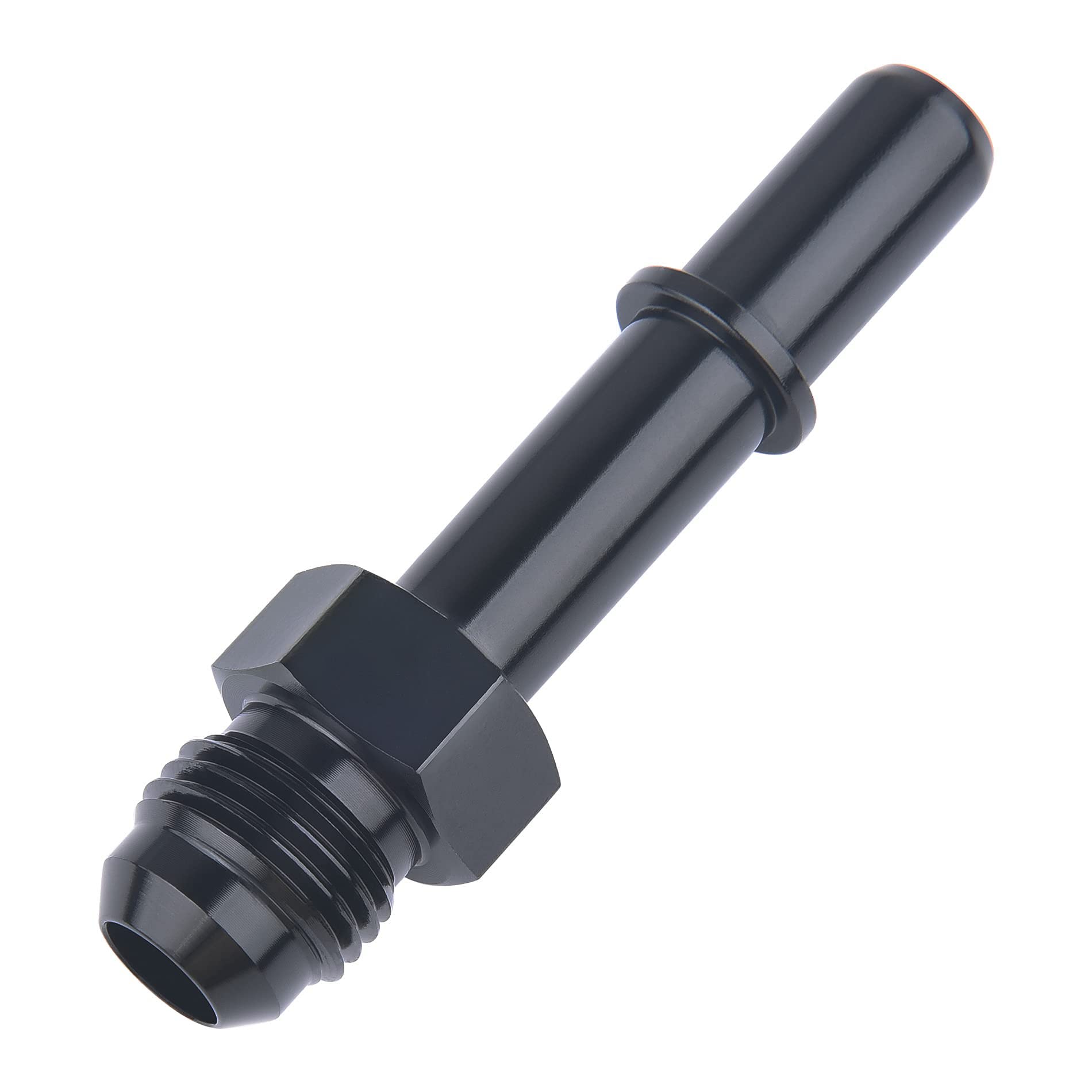 Evil Energy 6An Male To 3/8' Sae Quick Disconnect Male Push On Efi Fitting Adapter Aluminum