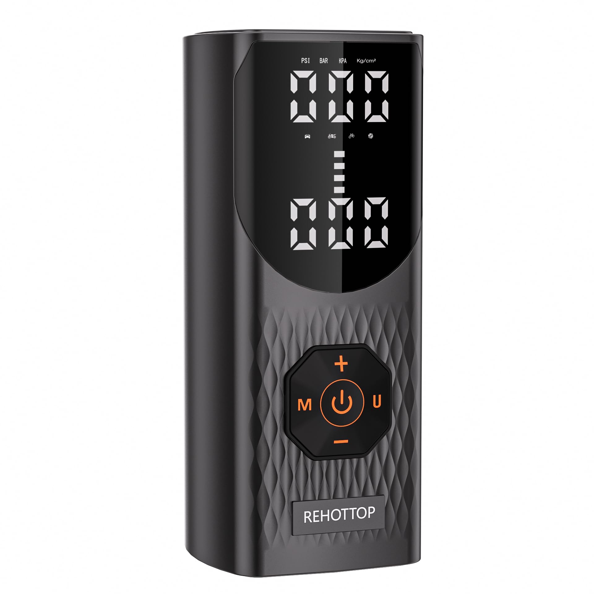 Rehottop Tire Inflator Portable Air Compressor, 2500Mah*3 160Psi Air Pump For Car Tires, 4X Fast Inflation Air Compressor, Tire