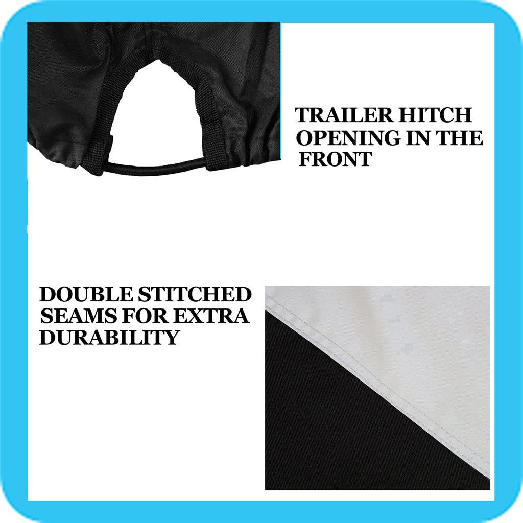 Compatible for SeaDoo Sea Doo Bombardier PWC GTI 3 Seater Jet Ski Cover 1996-2009 600 Denier