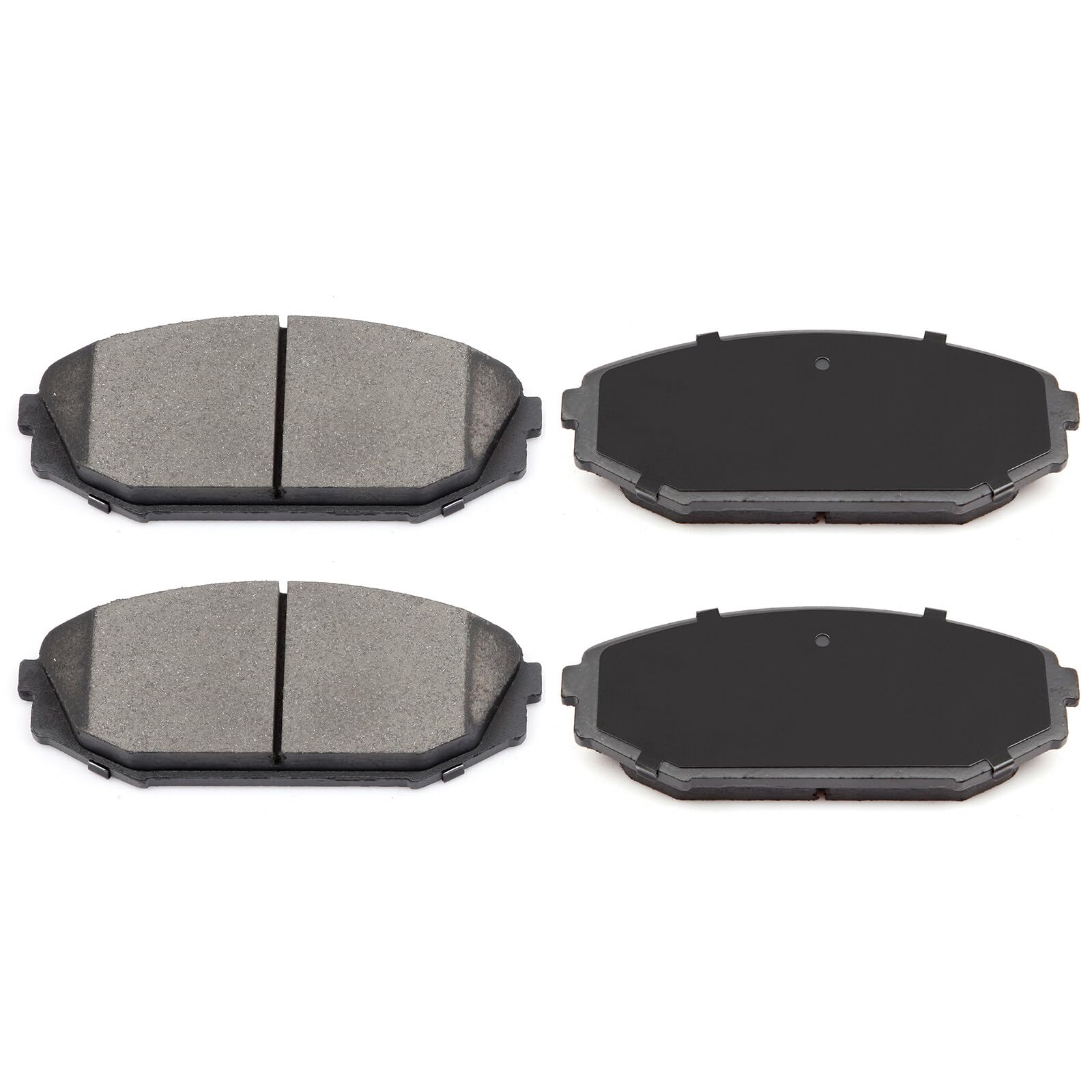 Eccpp D793-7663 4Pcs Front Ceramic Disc Brake Pad Set Fit For Acura Mdx 2001-2002,For Honda Odyssey 1999-2004