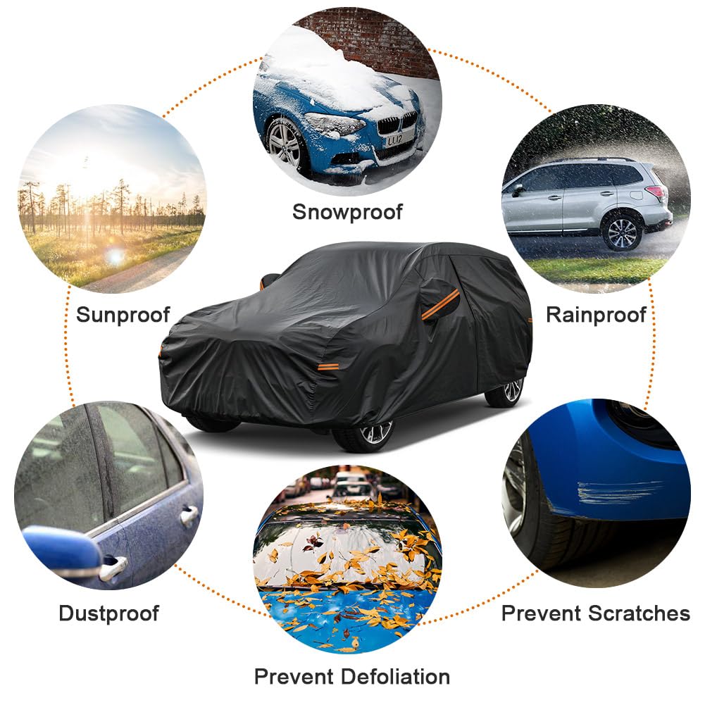 Kayme 7 Layers Suv Car Cover Custom Fit For Buick Encore/Encore Gx(2012-2025) Waterproof All Weather For Automobiles, Outdoor Fu