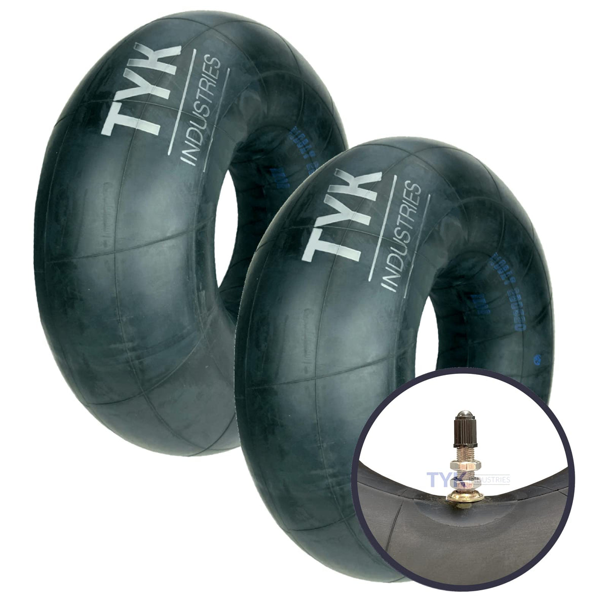 (2-Pack) Tyk Industries 25X13-9 Inner Tube For Atv And Utv, 25X13.00-9 Radial Or Bias Tire Inner Tube With Tr6 Valve Stem