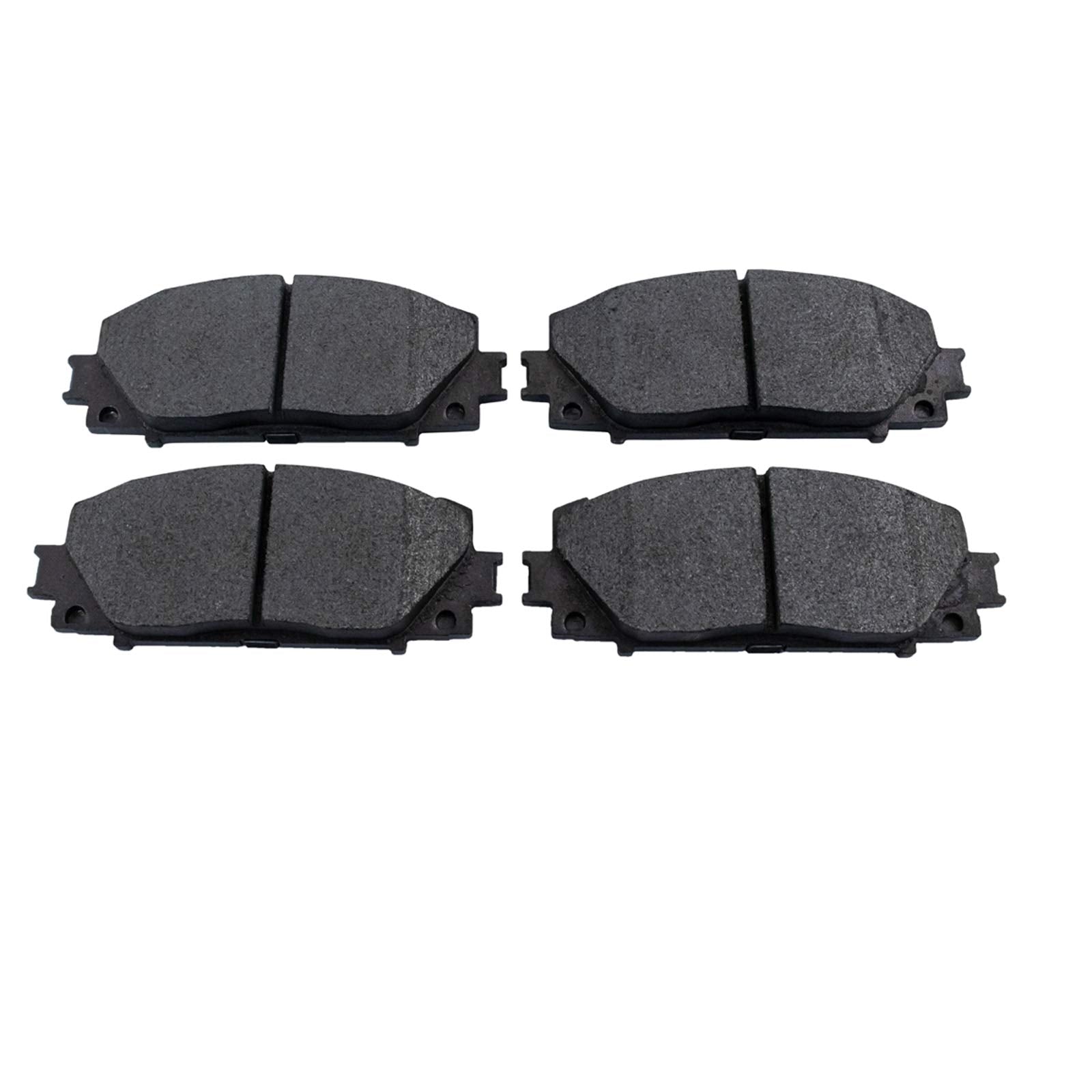 Trq Front Brake Pad & Rotor Kit Semi-Metallic Compatible With 2011-2017 Lexus Ct200H 2010-2015 Toyota Prius 2012-2015 Prius Plug