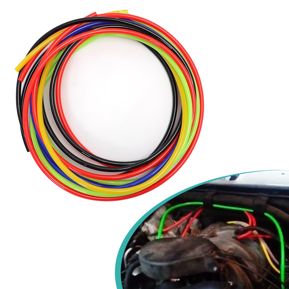 5pcs 8mm Vacuum Line Kit for Ford F-150 with Only 305w 351w Engines 5.0 5.8 Hoses 1992-1996 (Other models are not suitable)