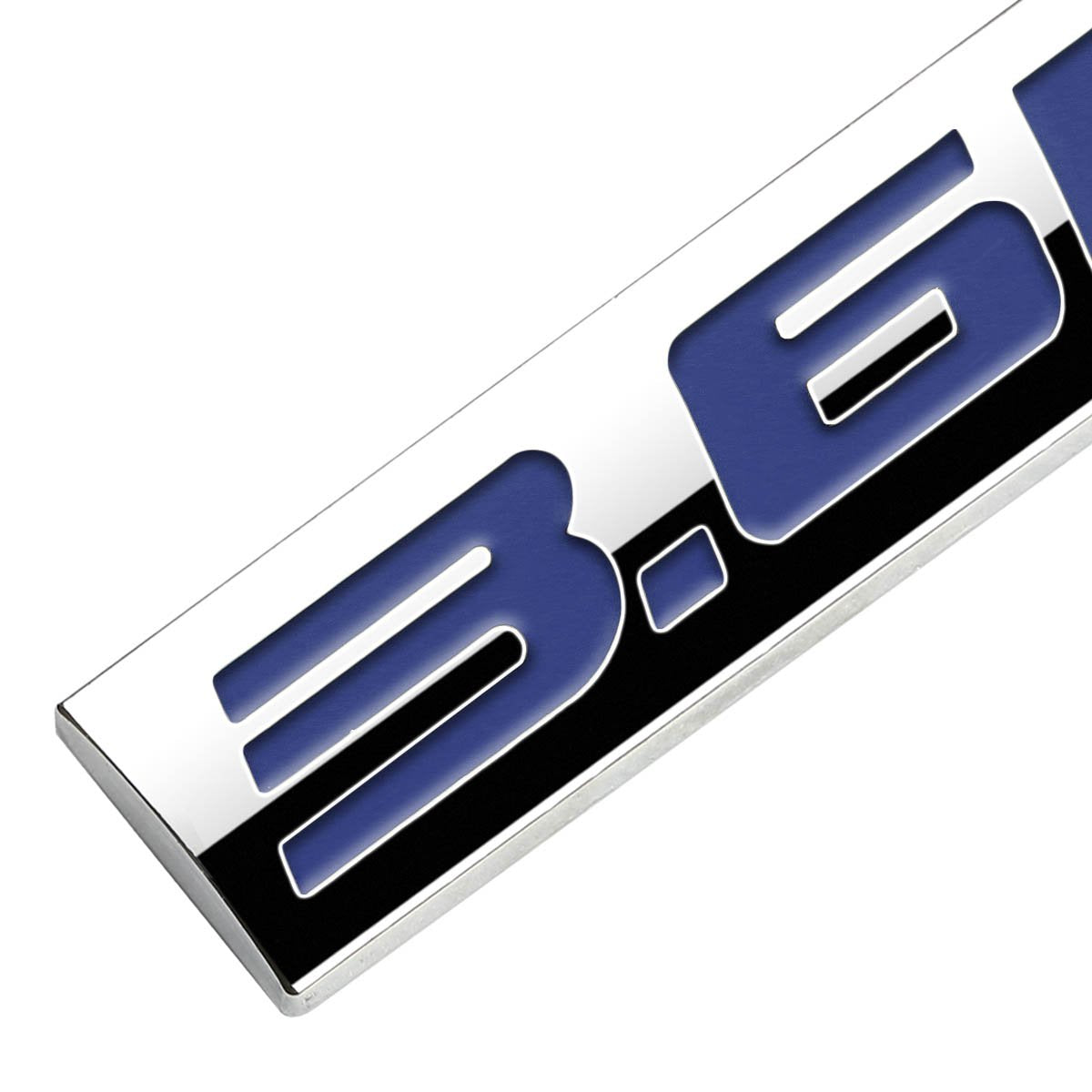 Auto Dynasty Trunk Sticker Decal Badge, 3.6L Metal Emblem, Chrome Trim, Blue Letter