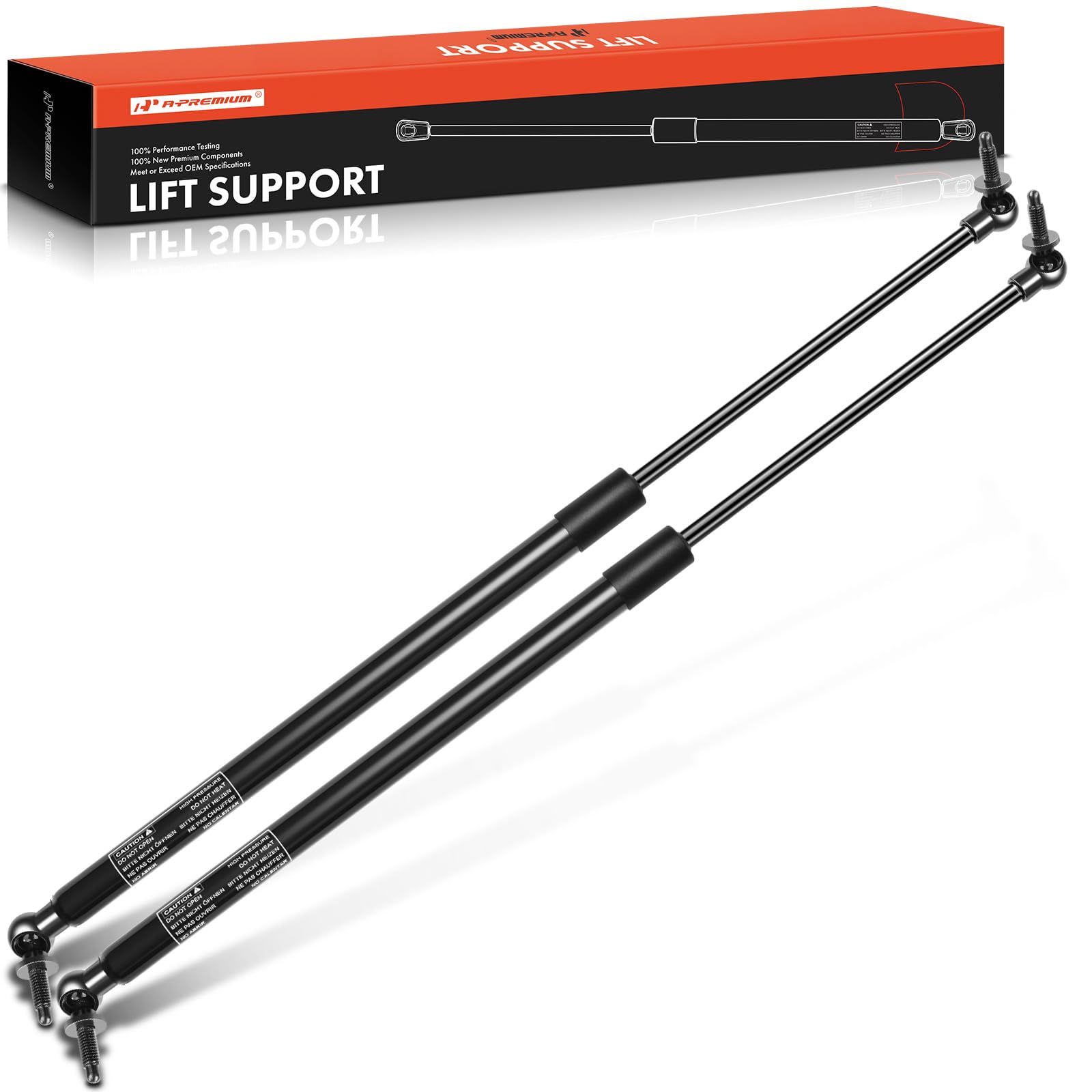 A-Premium Liftgate Rear Hatch Lift Supports Shock Struts Compatible With Select Jeep Models - Grand Cherokee Wk 2005 2006 2007 2