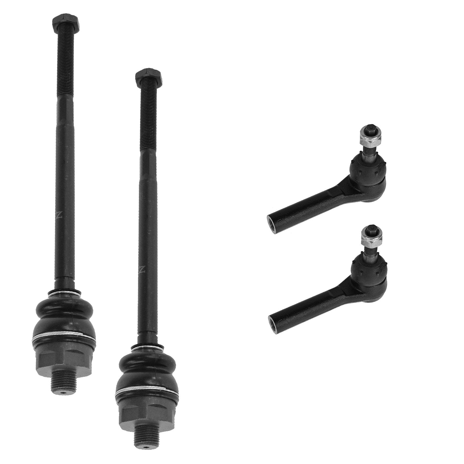 Trq Tie Rod Kit Set Of 4 Inner Outer Left Right For Chevy Gmc Hummer