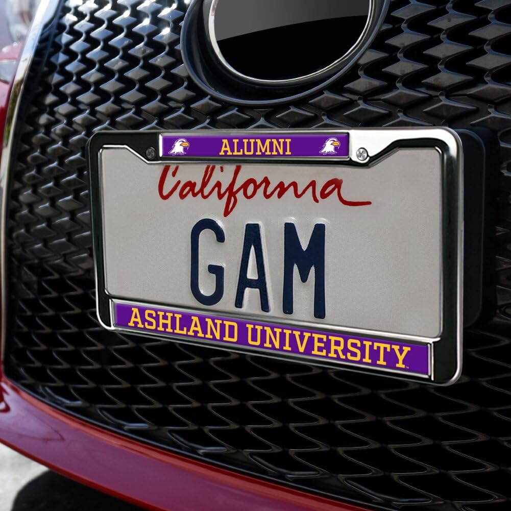Ashland University Alumni Full Size Standard License Plate Metal Frame