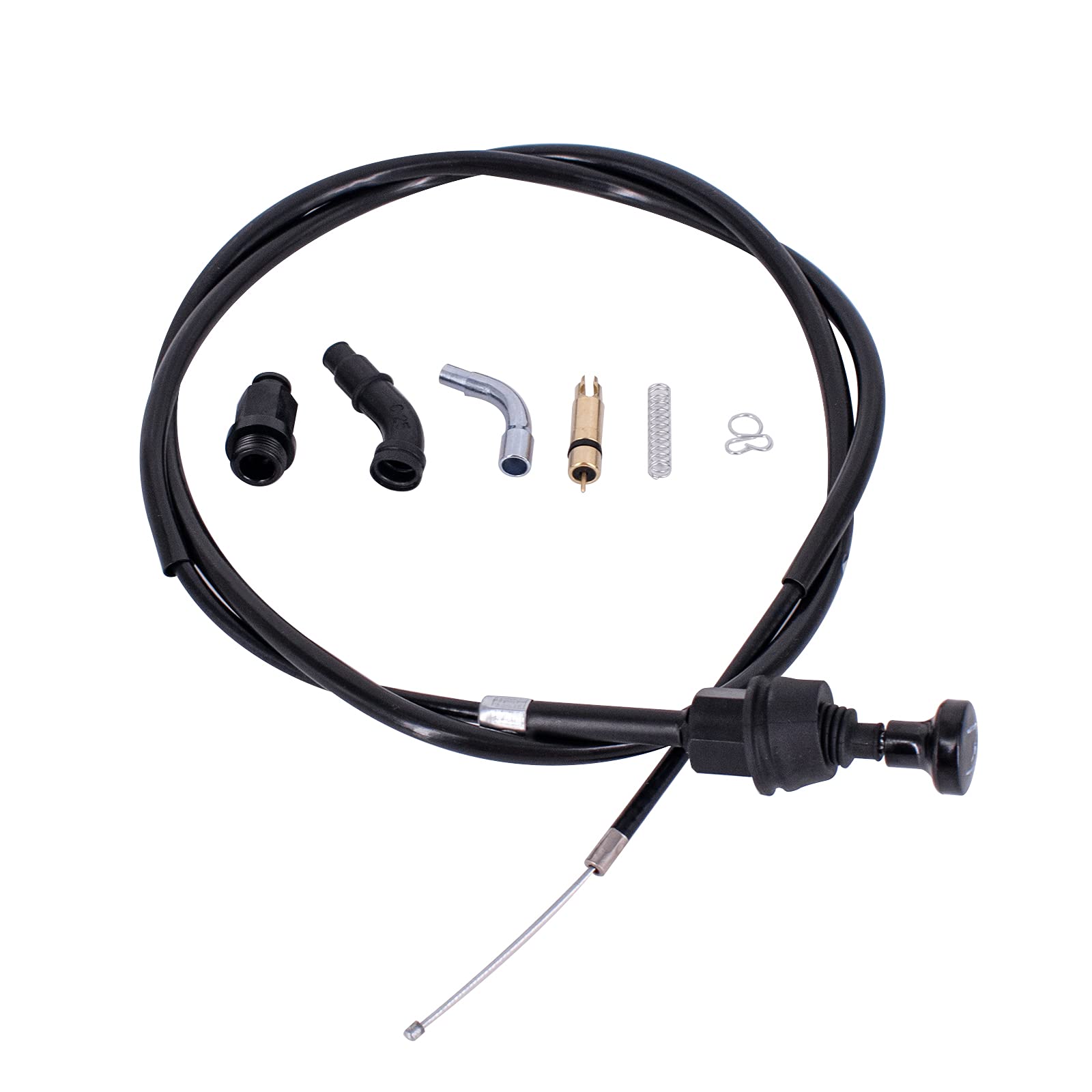 Carburetor Choke Cable And Plunger Choke Starter Valve Kit Fits For 2000-2006 Honda Trx350 Rancher 350 Replace 17950-Hn0-A12 16046-Hm5-730
